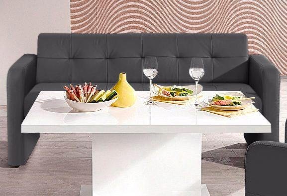exxpo - sofa fashion Zitbank Barista Keukenbank, compacte afmetingen, zithoogte 49cm