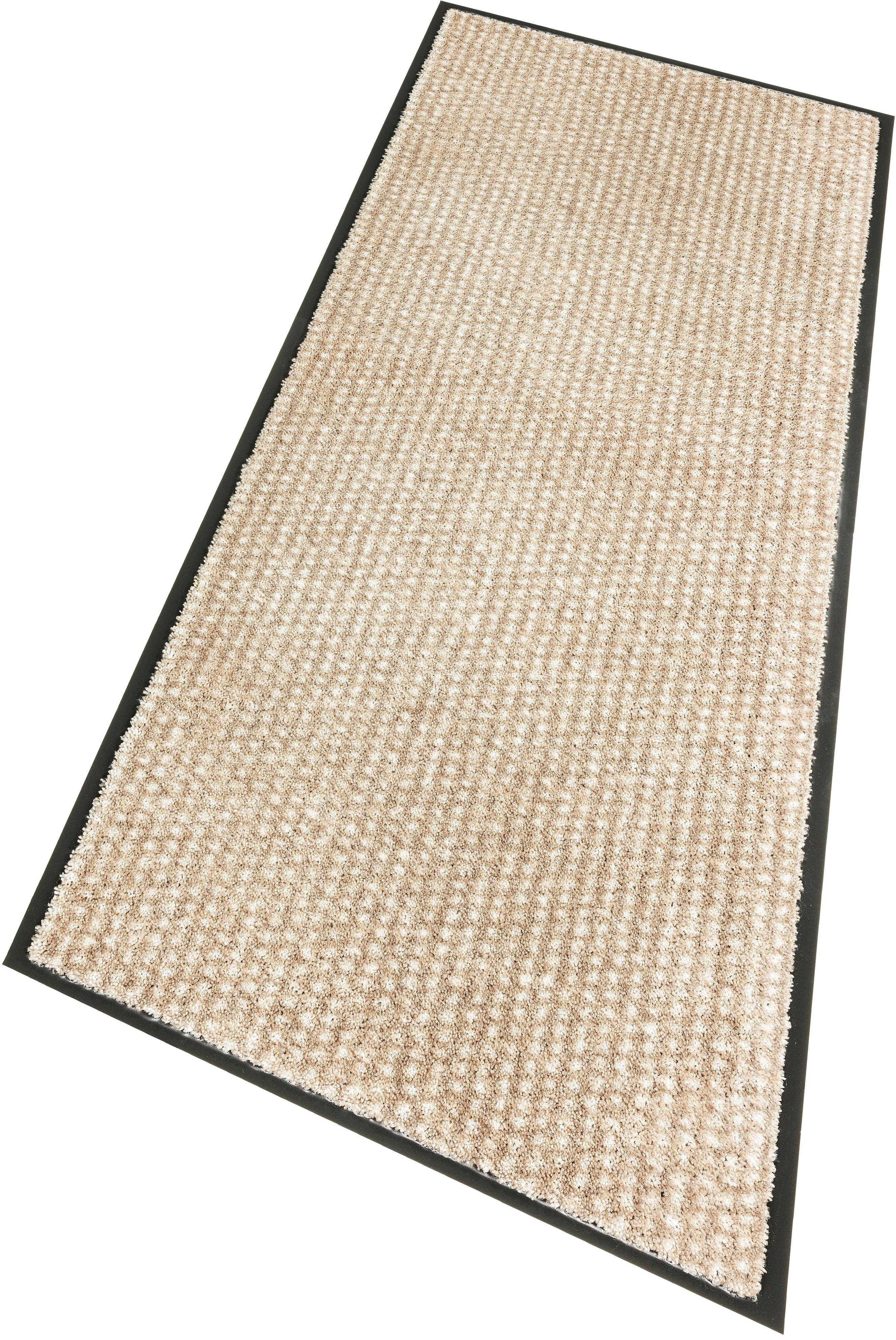SCHÖNER WOHNEN-KOLLEKTION Loper Miami 002 Inloopmatten, schoonloopmatten, inloopmat, wasbaar lopers maat 67x150 cm beige