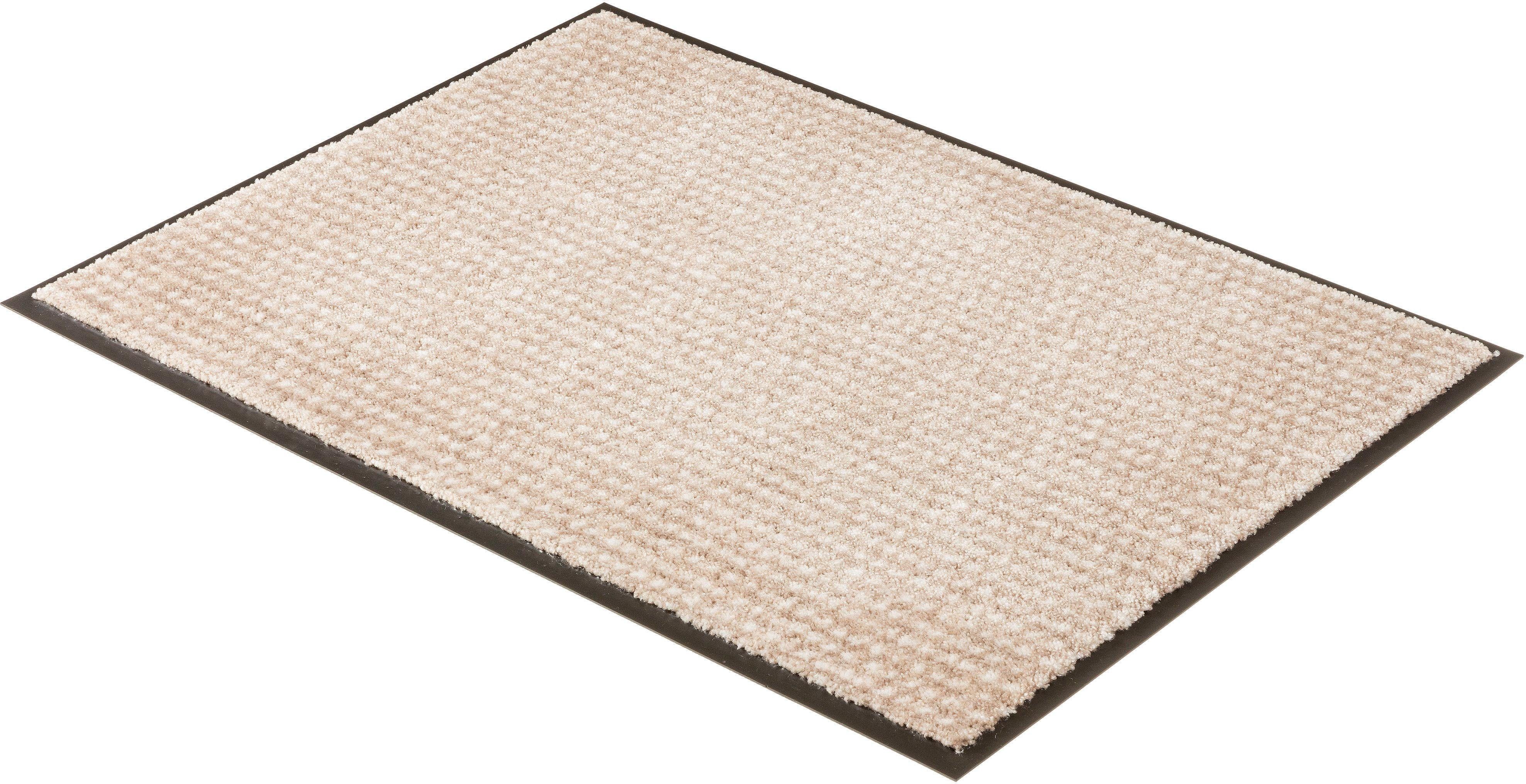 SCHÖNER WOHNEN-KOLLEKTION Mat Miami 002 Inloopmat, wasbaar deurmatten maat 50x70 cm beige
