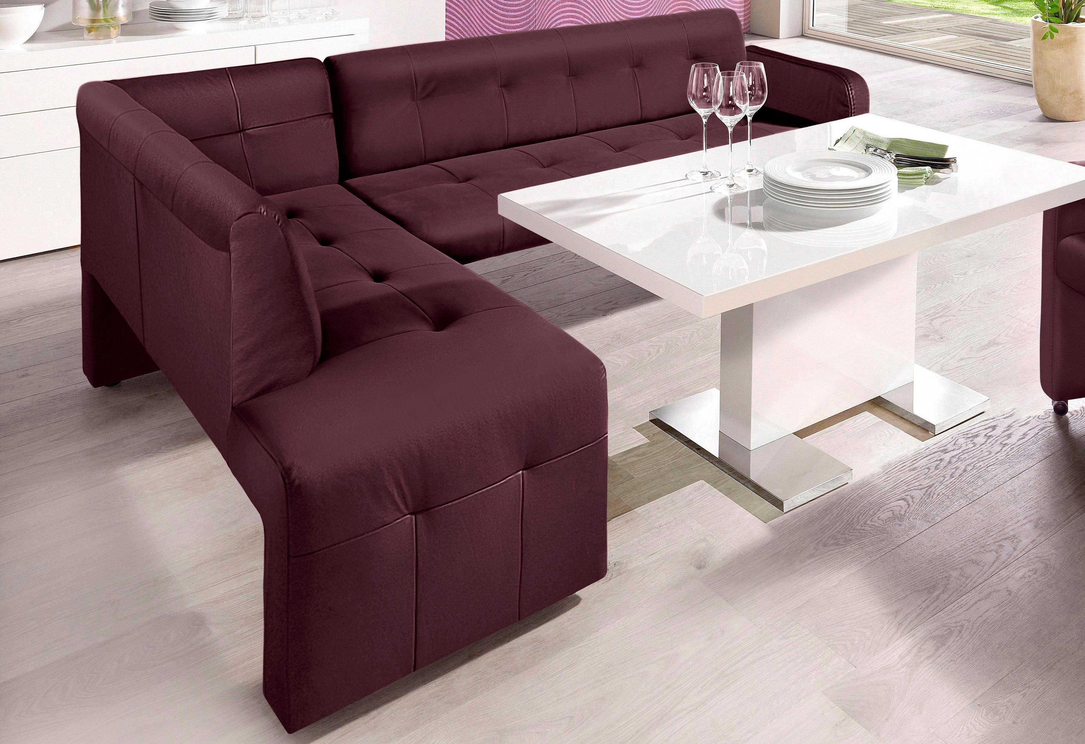 exxpo - sofa fashion Eetbank Barista, comfortabel en elegant, hoge bodemvrijheid moderne zit- en rugverwerking, vrij in de ruimte te plaatsen