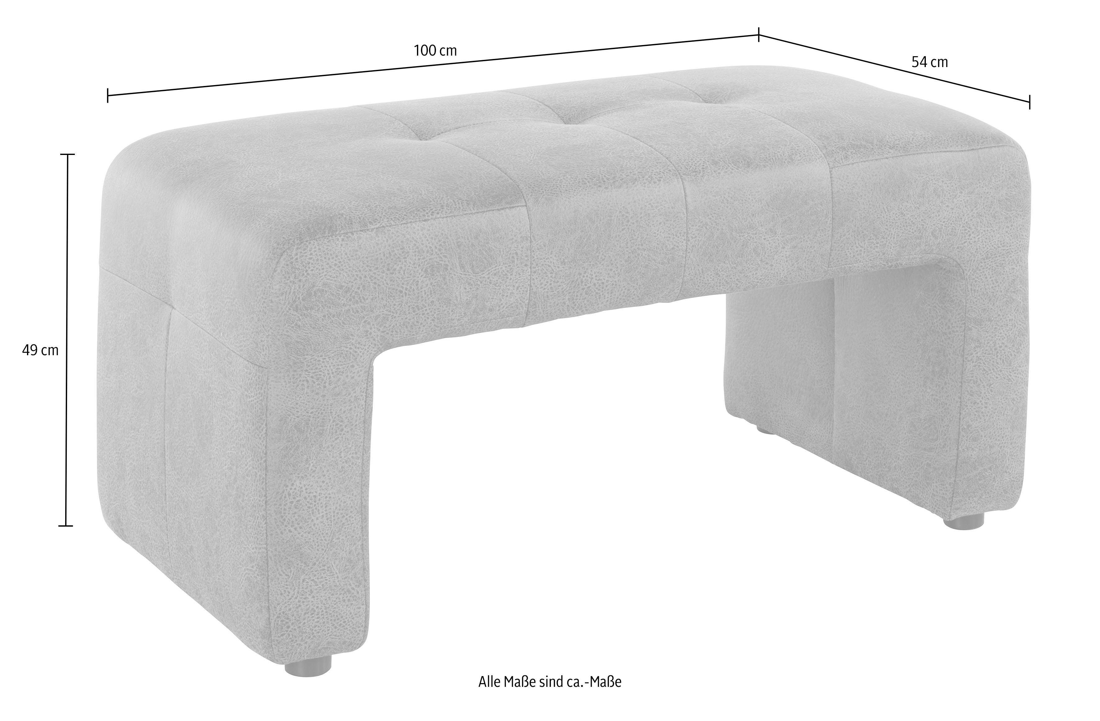 exxpo - sofa fashion Hocker Breedte 100 cm