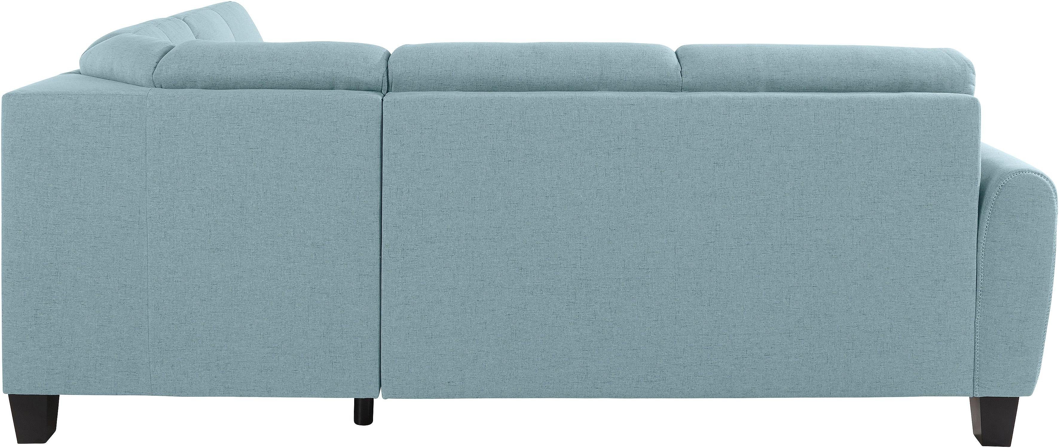 sit&more Hoekbank Varese L-vorm met binnenvering, naar keuze met slaapfunctie en bergruimte