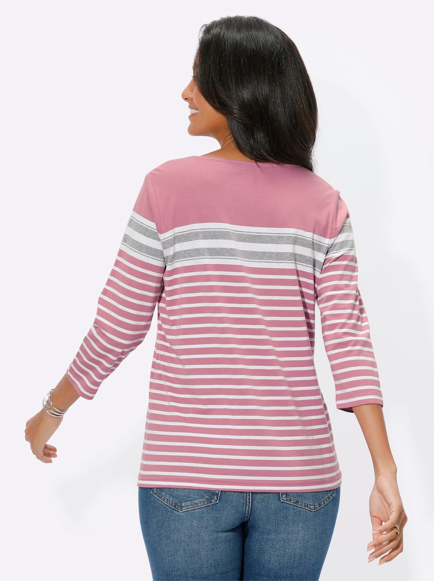 Casual Looks Shirt met 3 4 mouwen Shirt (1-delig)