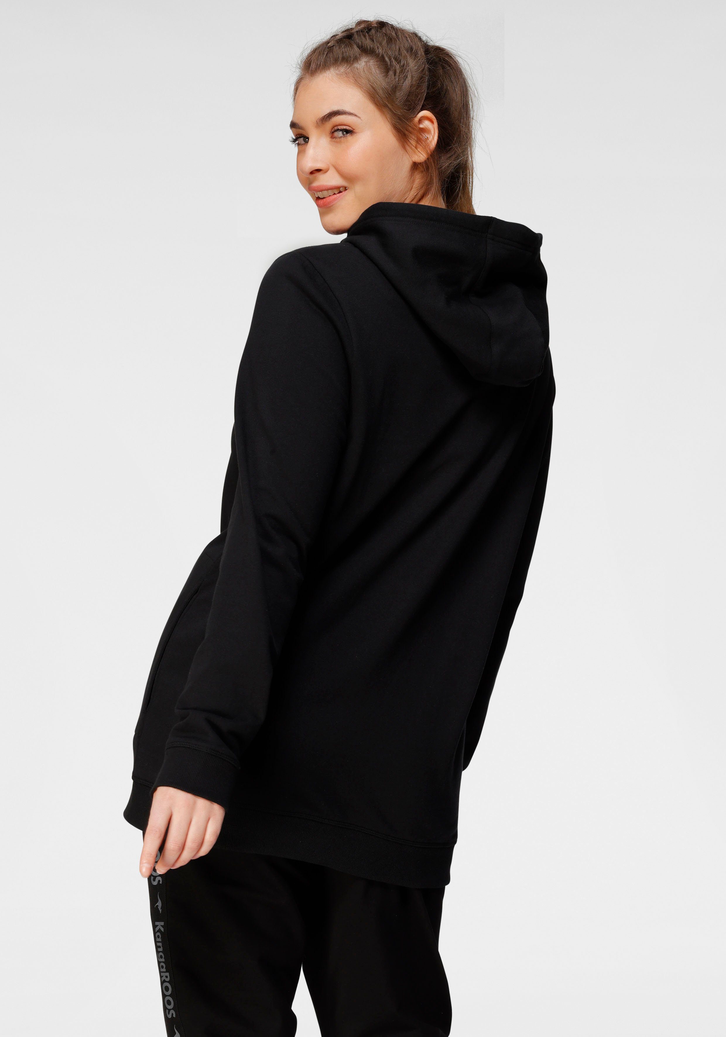 KangaROOS Sweatshirt lange mouwen, figuurvolgende pasvorm