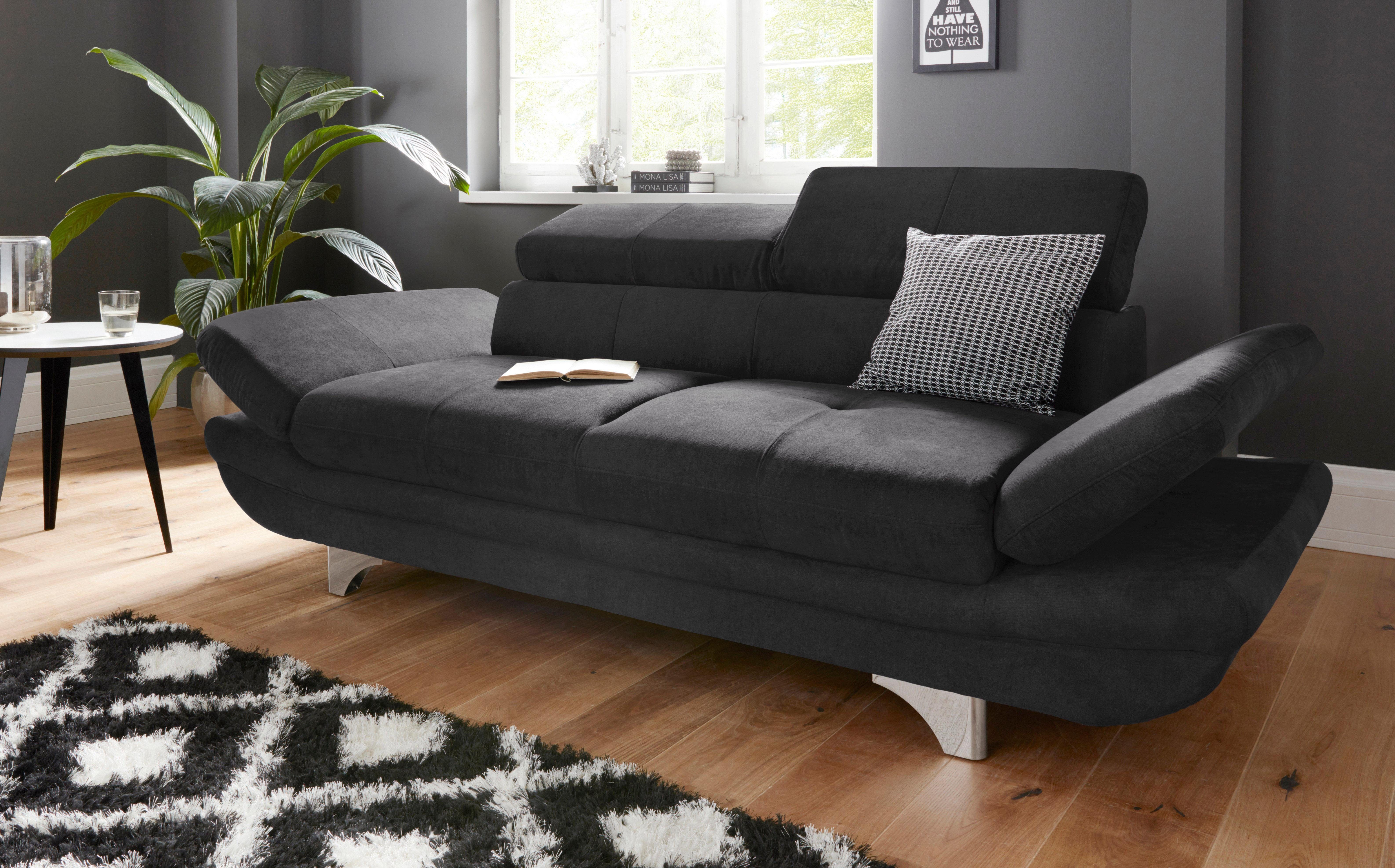 COTTA 2-zitsbank Enterprise Big-sofa, met verstelbare armleuning en rugleuning
