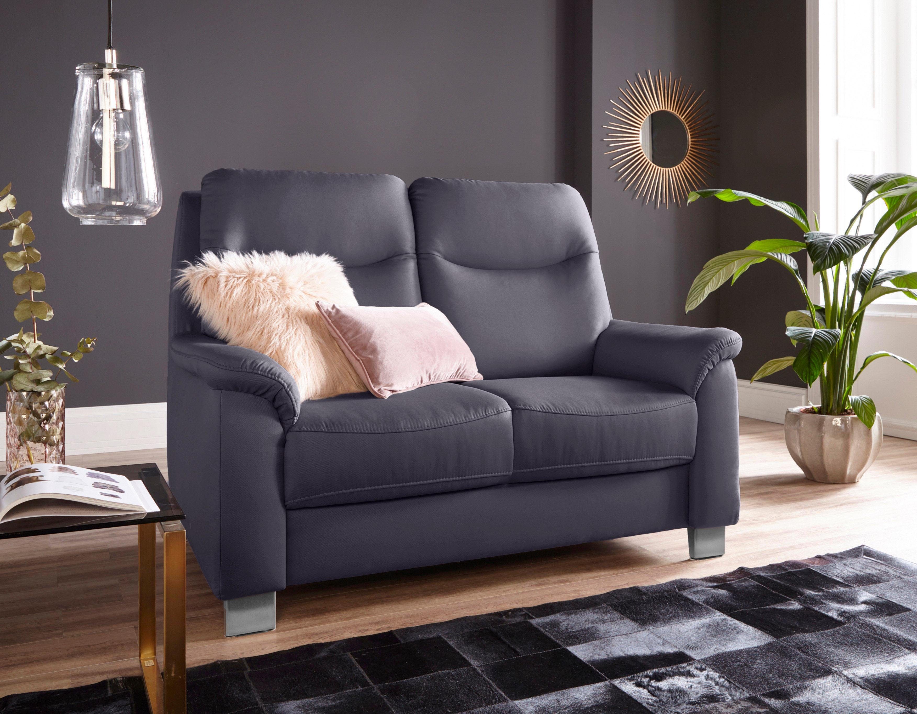 Sit&more 2-zitsbank Boccaccio met binnenvering en verstelbare hoofdsteun