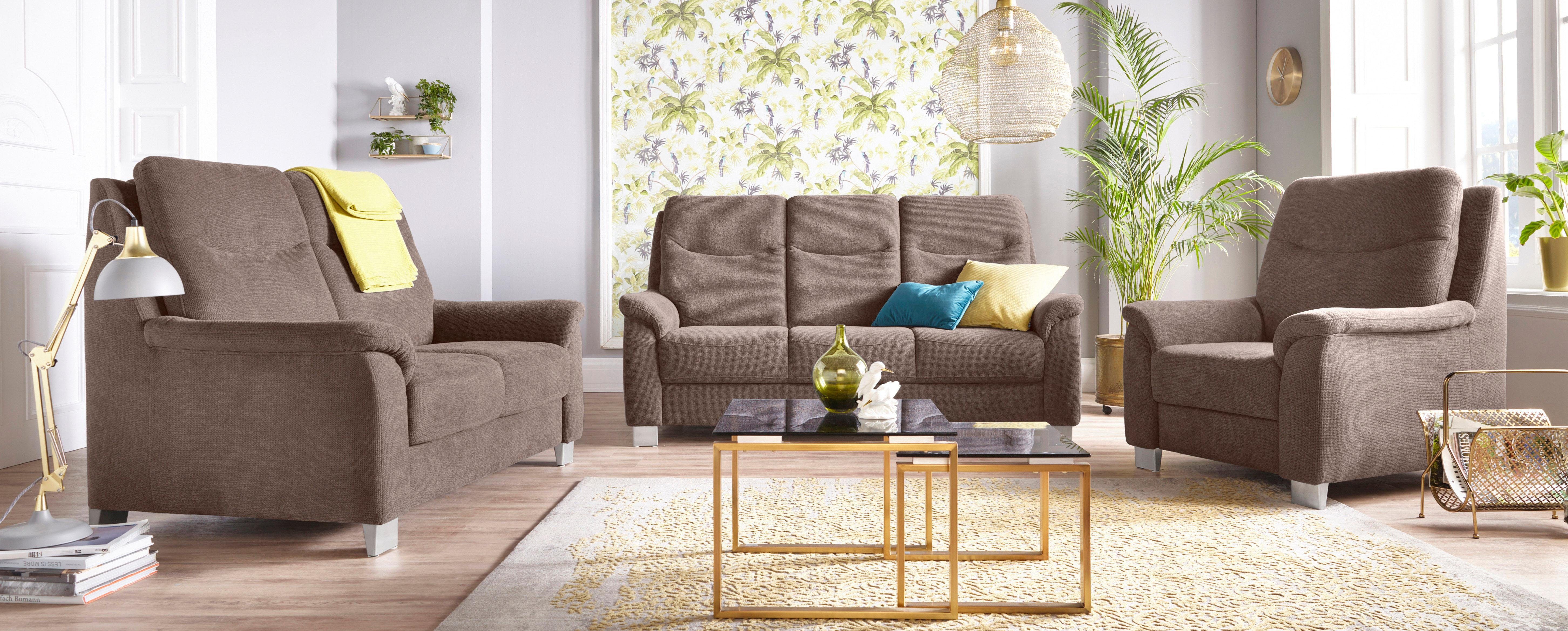 sit&more Fauteuil Boccaccio met binnenvering en verstelbare hoofdsteun