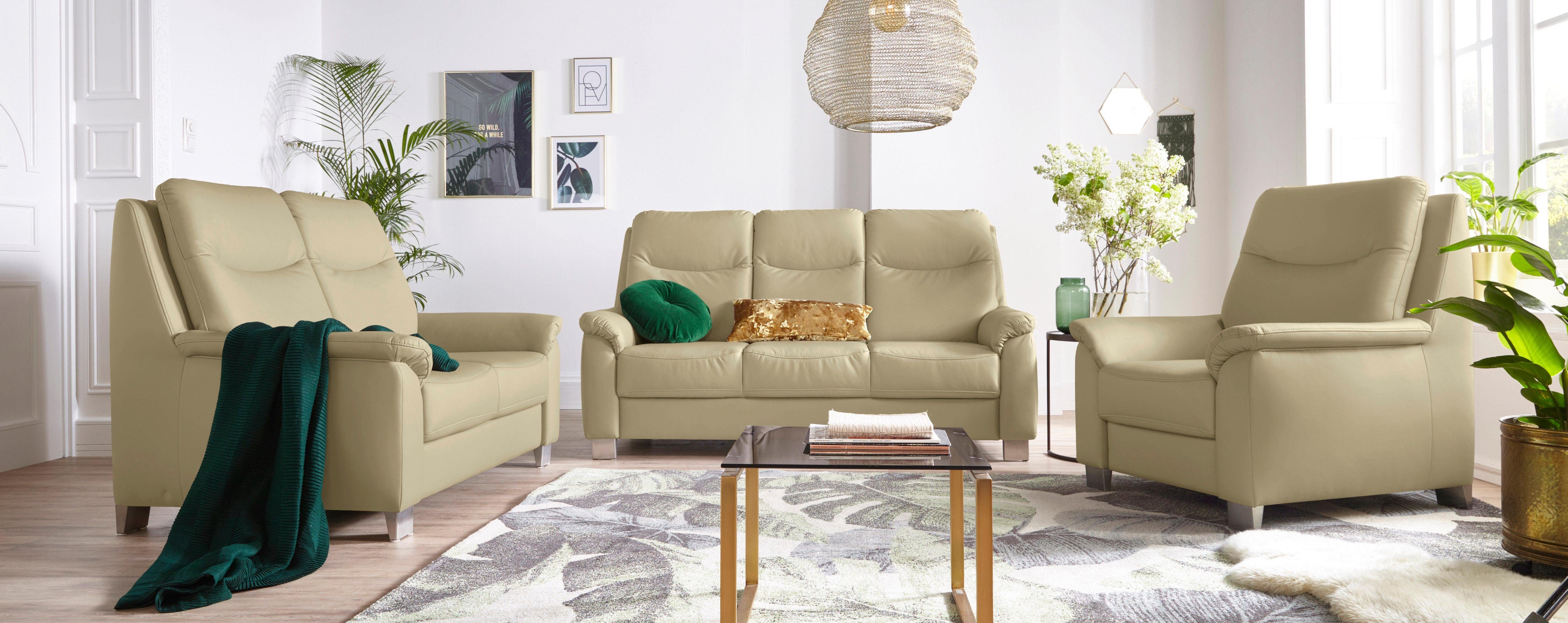 sit&more Fauteuil Boccaccio met binnenvering en verstelbare hoofdsteun