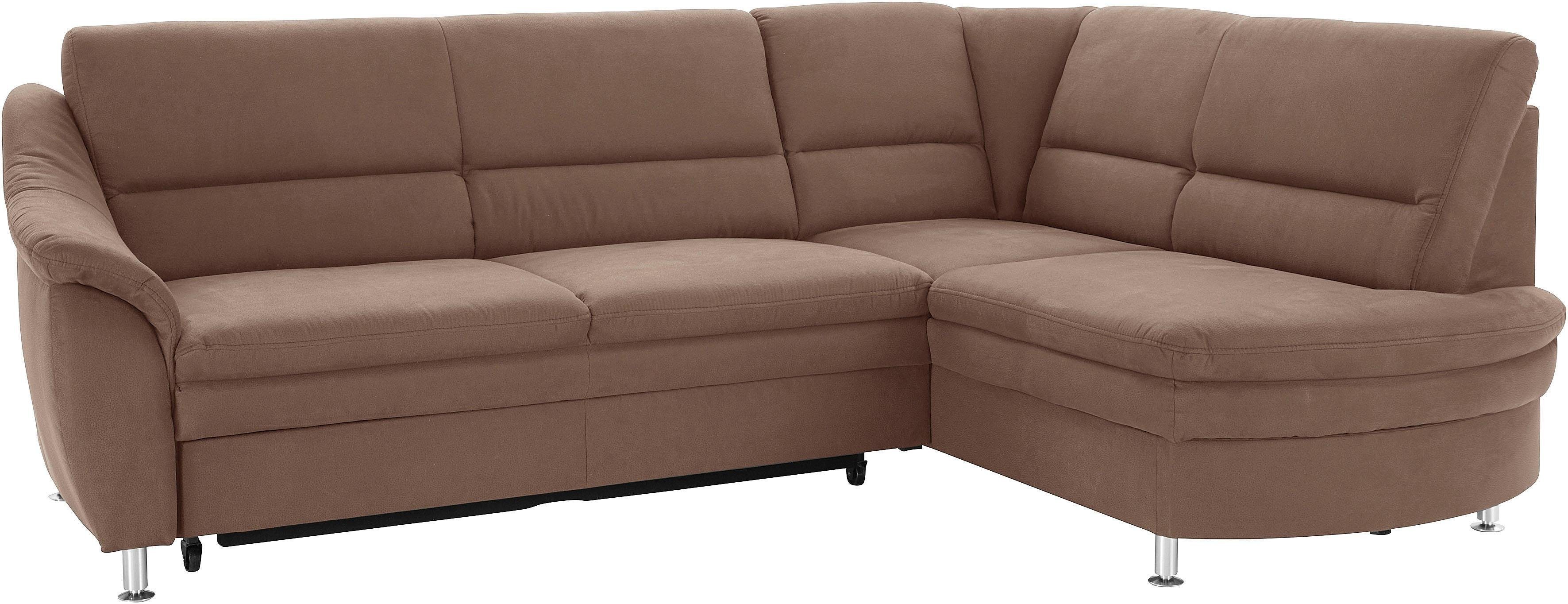 sit&more Hoekbank Cardoso L-vorm met binnenvering, naar keuze met slaapfunctie en lade