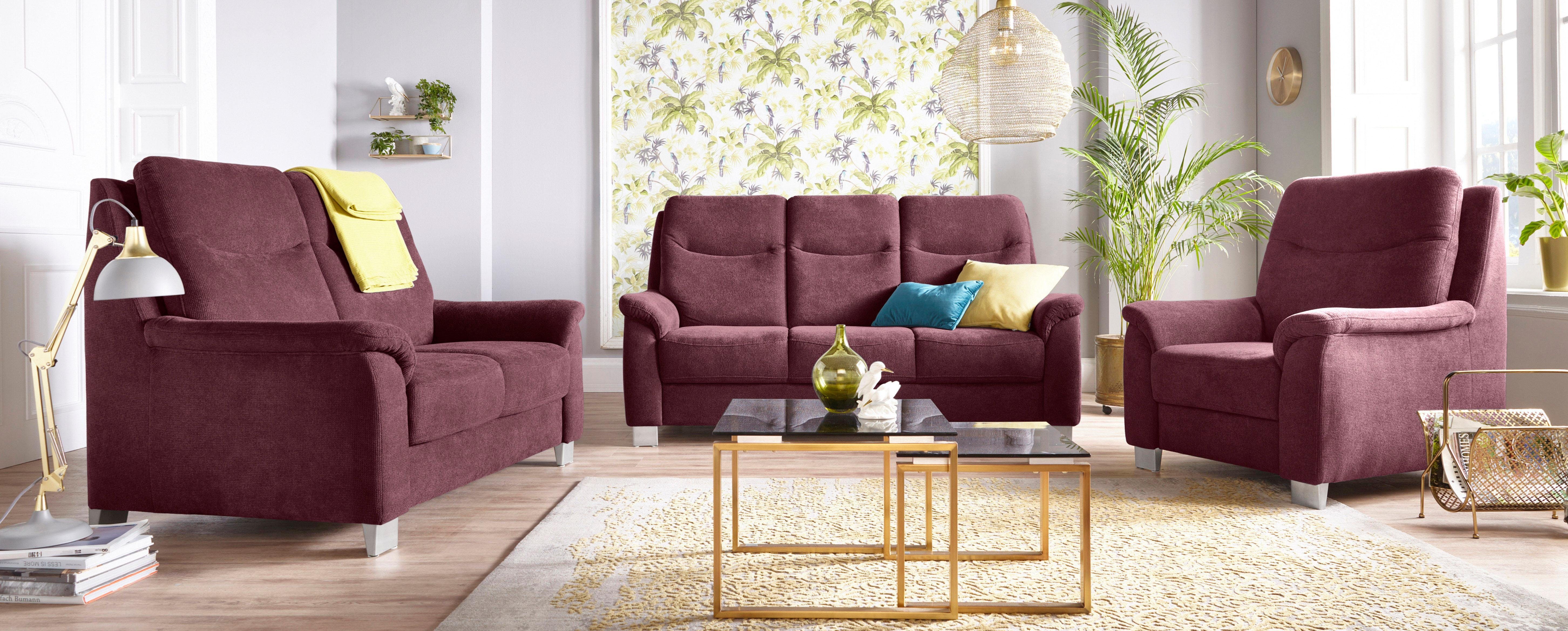 sit&more Fauteuil Boccaccio met binnenvering en verstelbare hoofdsteun