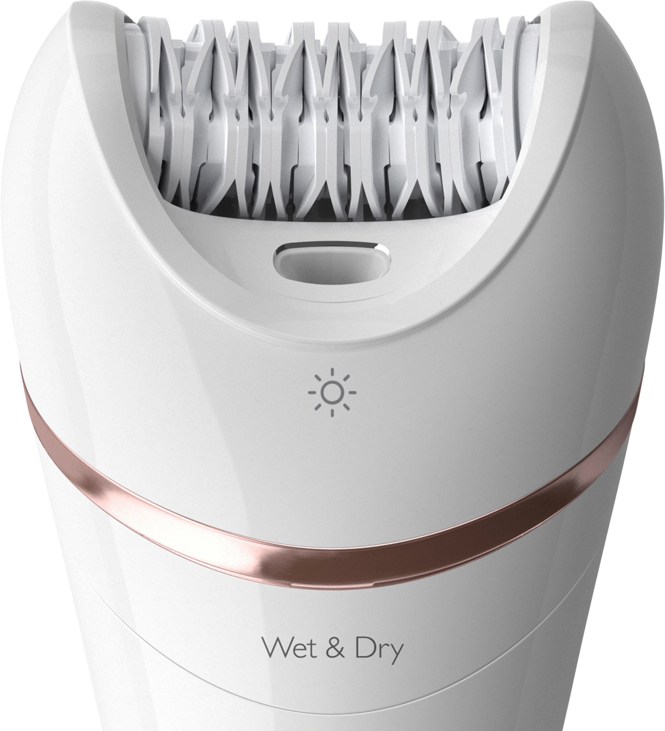 Philips Epilator Satinelle Advanced Series 8000 Natte en droge epilator, met 2 snelheidsinstellingen
