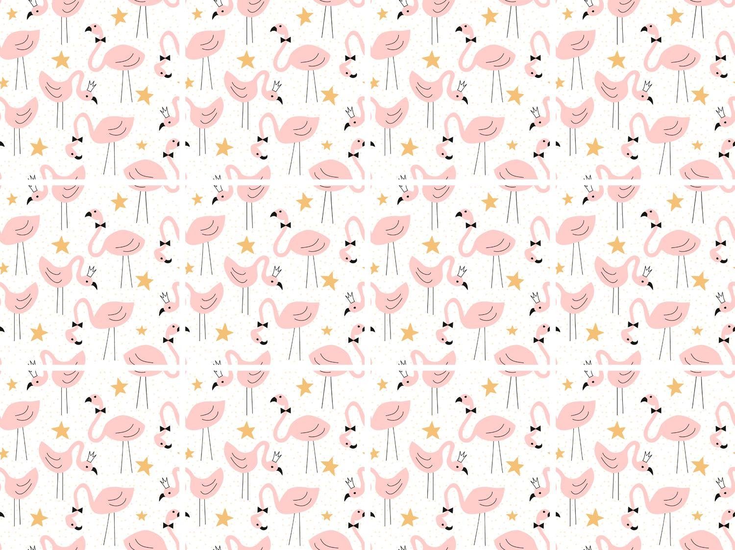 queence Tegelsticker Flamingo's