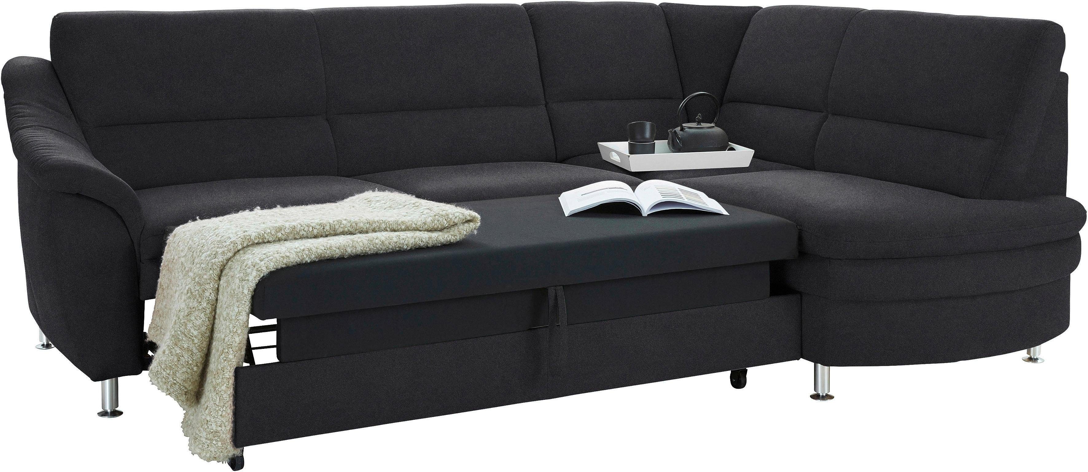 sit&more Hoekbank Cardoso L-vorm met binnenvering, naar keuze met slaapfunctie en lade