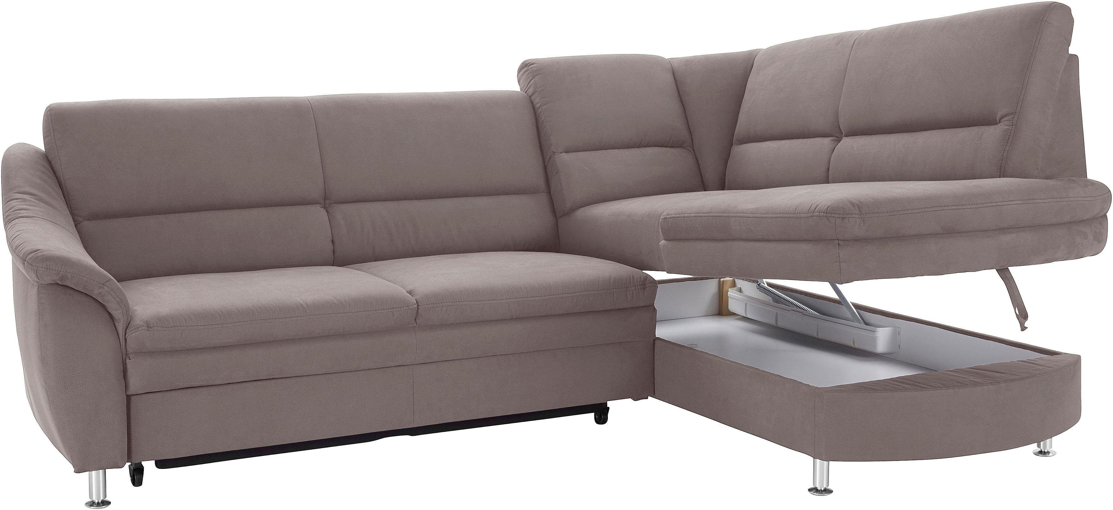 sit&more Hoekbank Cardoso L-vorm met binnenvering, naar keuze met slaapfunctie en lade