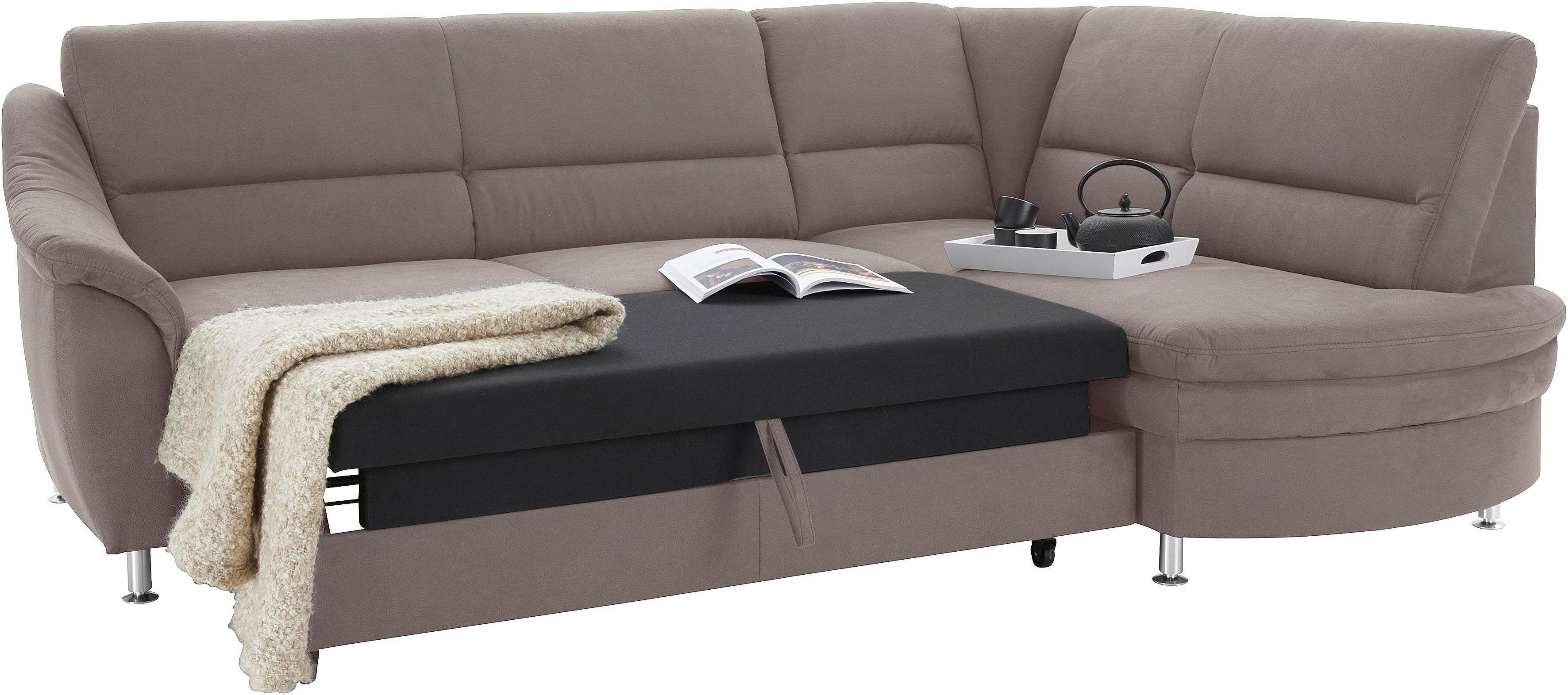 sit&more Hoekbank Cardoso L-vorm met binnenvering, naar keuze met slaapfunctie en lade
