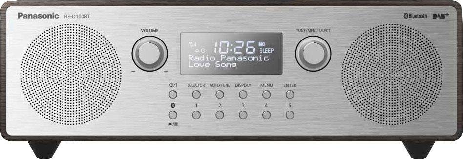 Panasonic RF-D100BTEGT radio (bluetooth, digitale radio (DAB+), FM-tuner met RDS, 10 W)