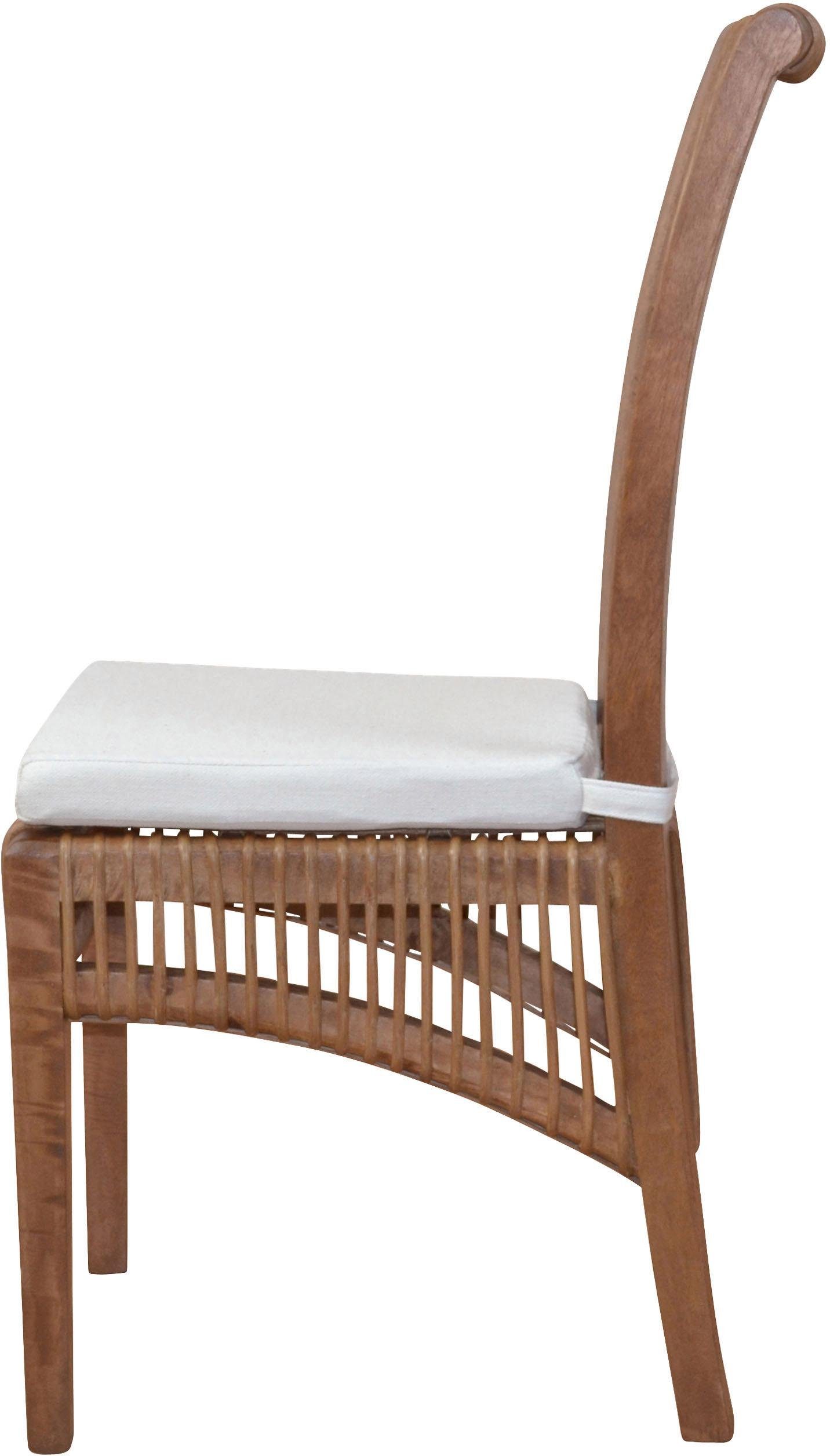 Home affaire Rotanstoel Handwerk van rotan (set van 2)