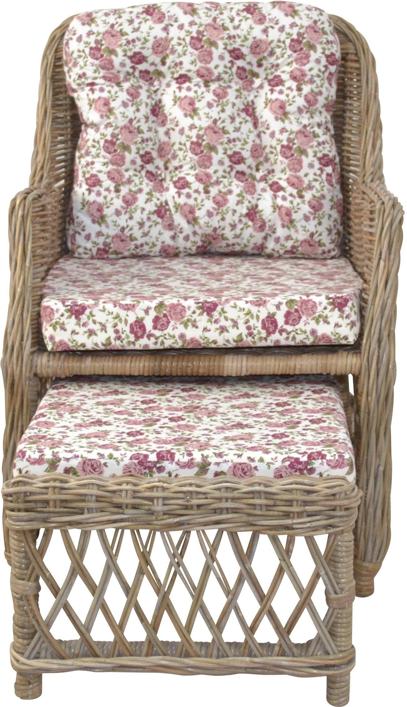 Home affaire Rotanstoel Handwerk, afm. (bxdxh): (67x75x91)