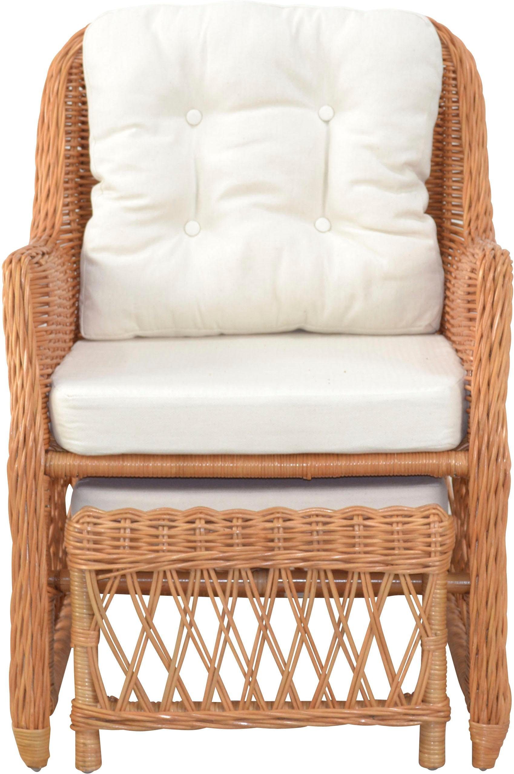 Home affaire Rotanstoel Handwerk, afm. (bxdxh): (67x75x91)