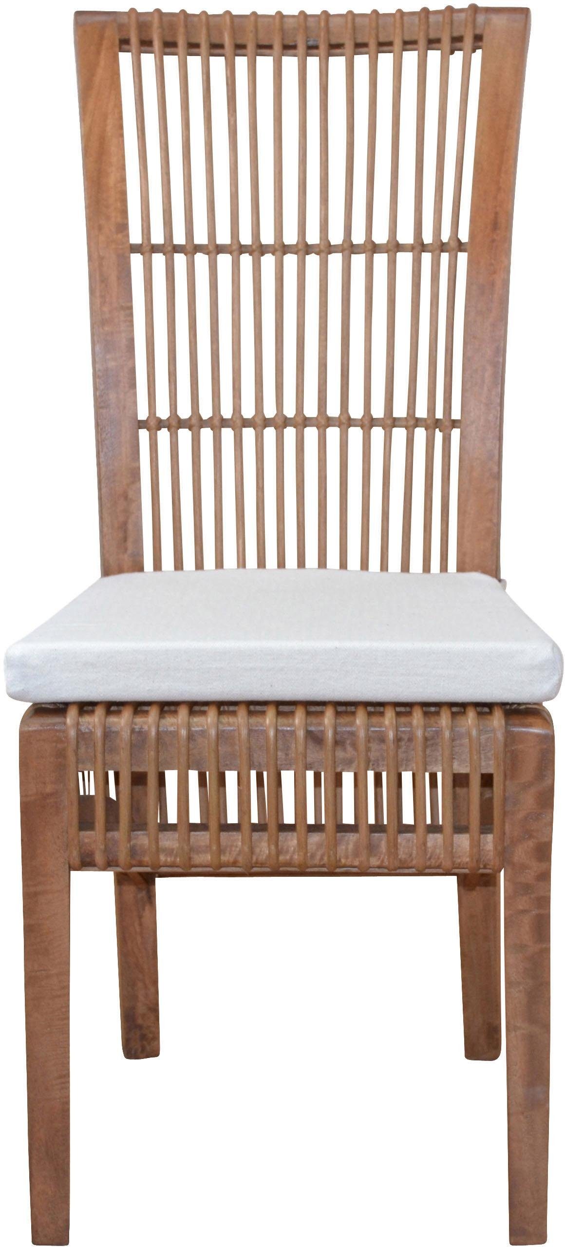 Home affaire Rotanstoel Handwerk van rotan (set van 2)