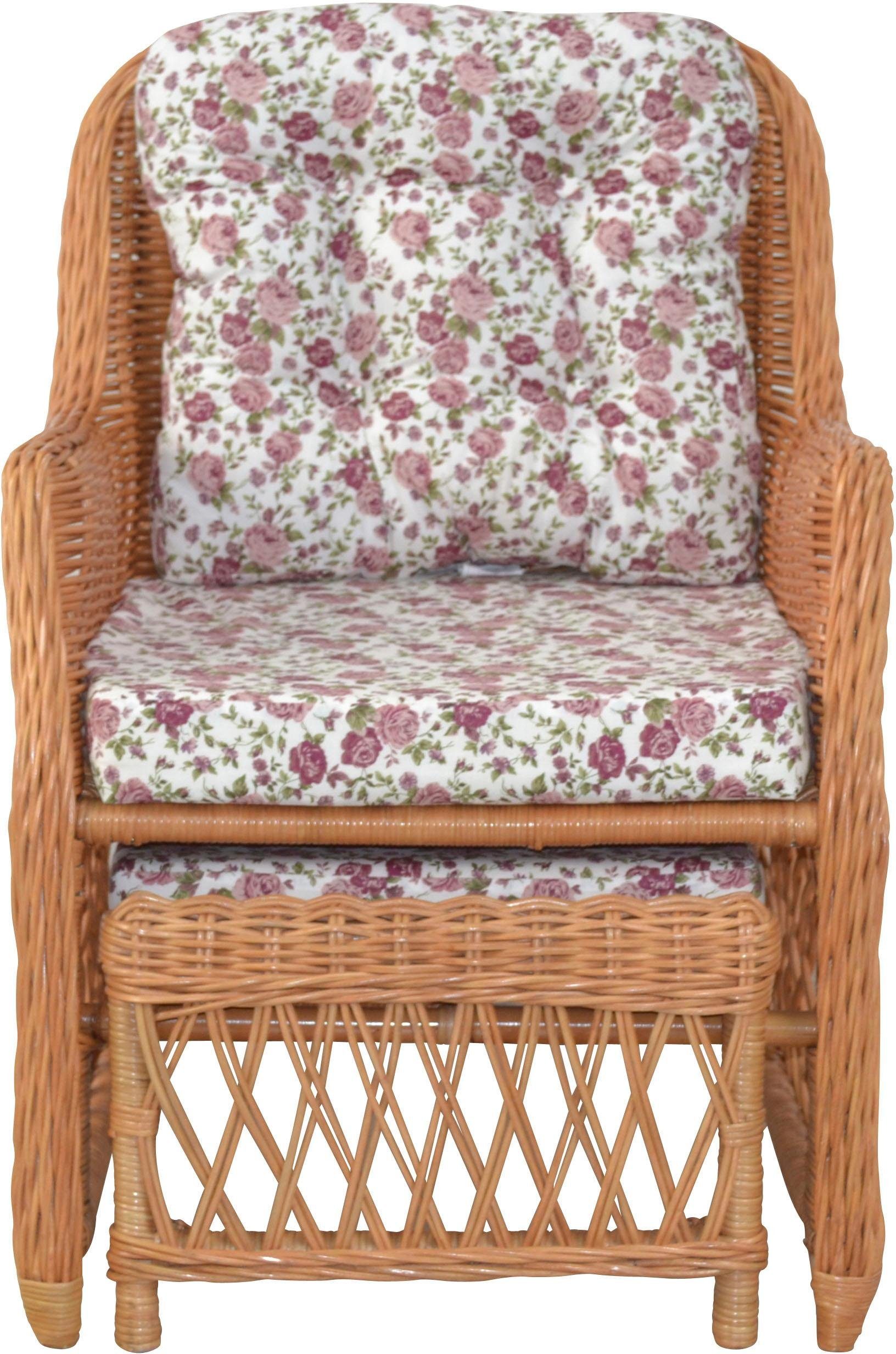 Home affaire Rotanstoel Handwerk, afm. (bxdxh): (67x75x91)