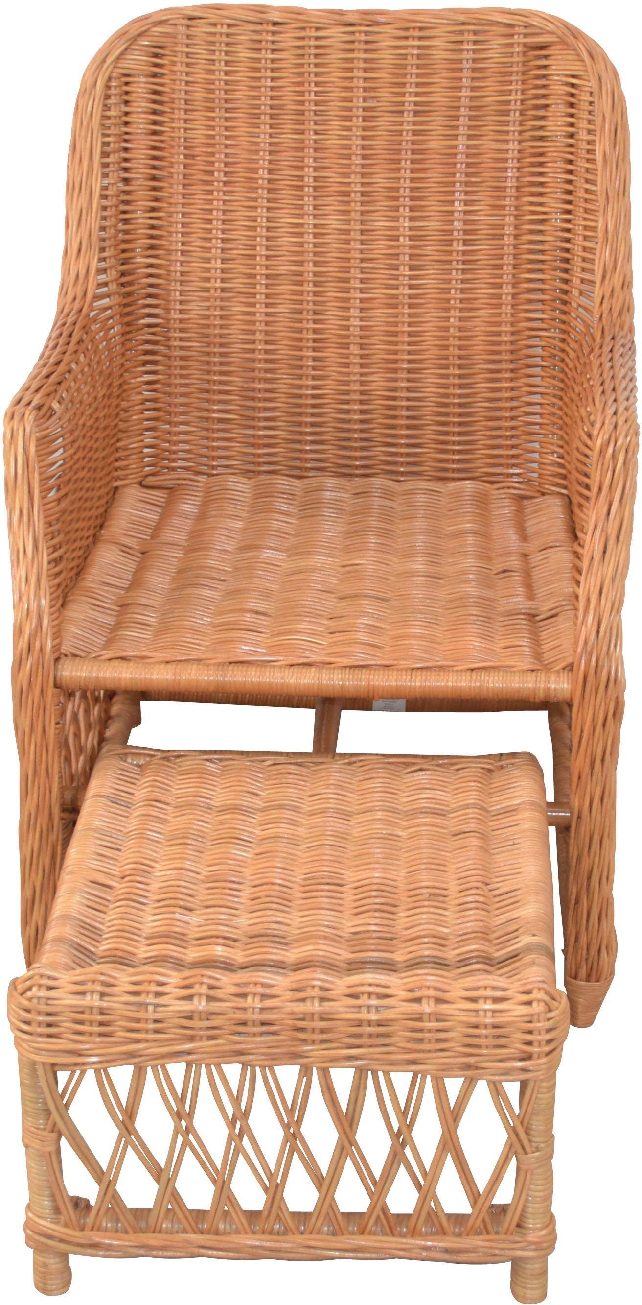 Home affaire Rotanstoel Handwerk, afm. (bxdxh): (67x75x91)