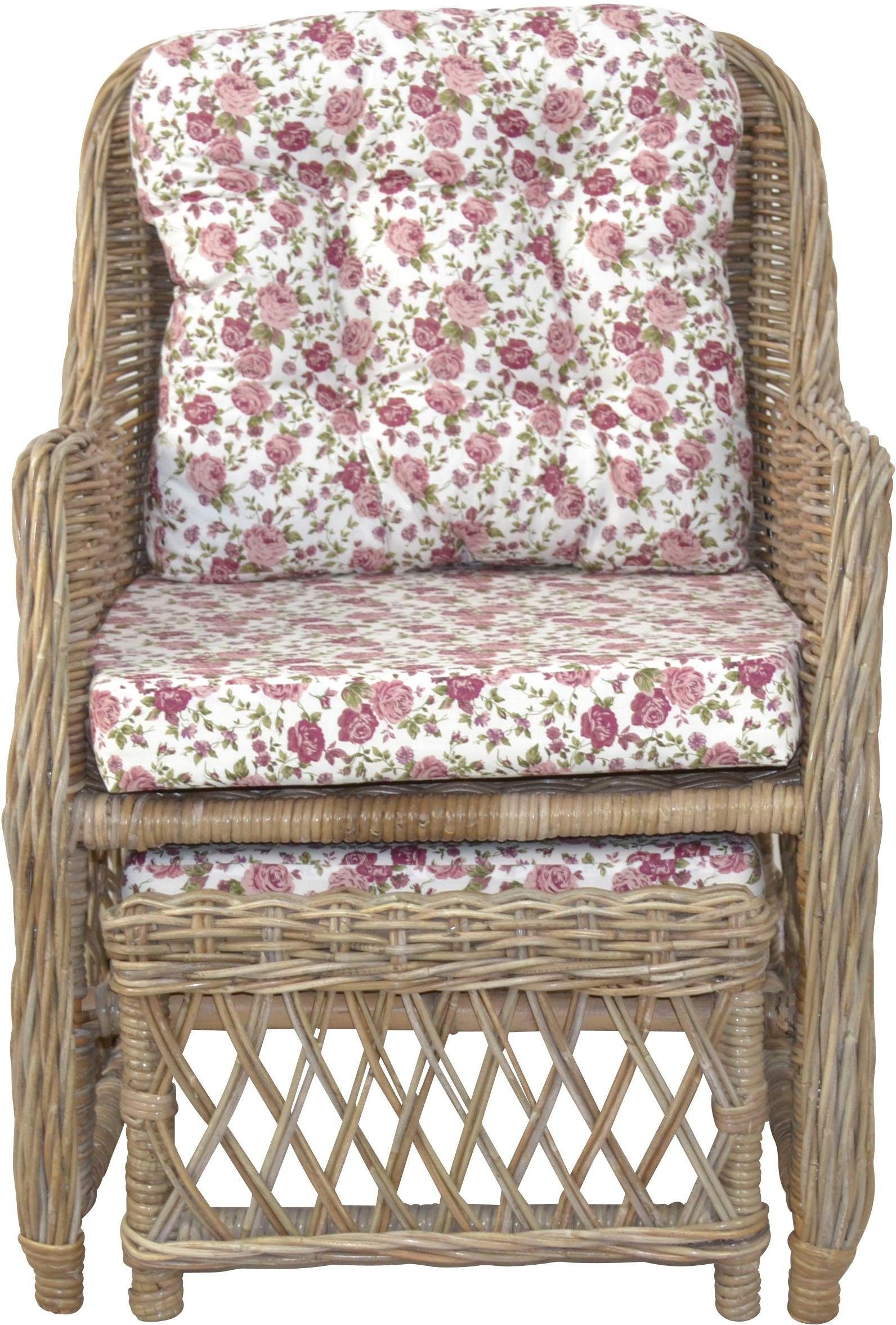 Home affaire Rotanstoel Handwerk, afm. (bxdxh): (67x75x91)