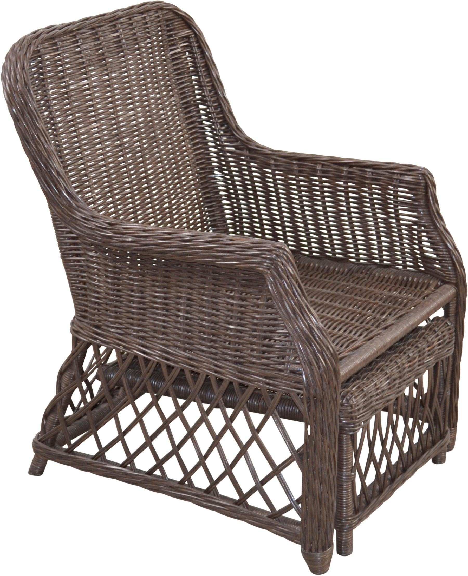 Home affaire Rotanstoel Handwerk, afm. (bxdxh): (67x75x91) rotan stoelen bruin