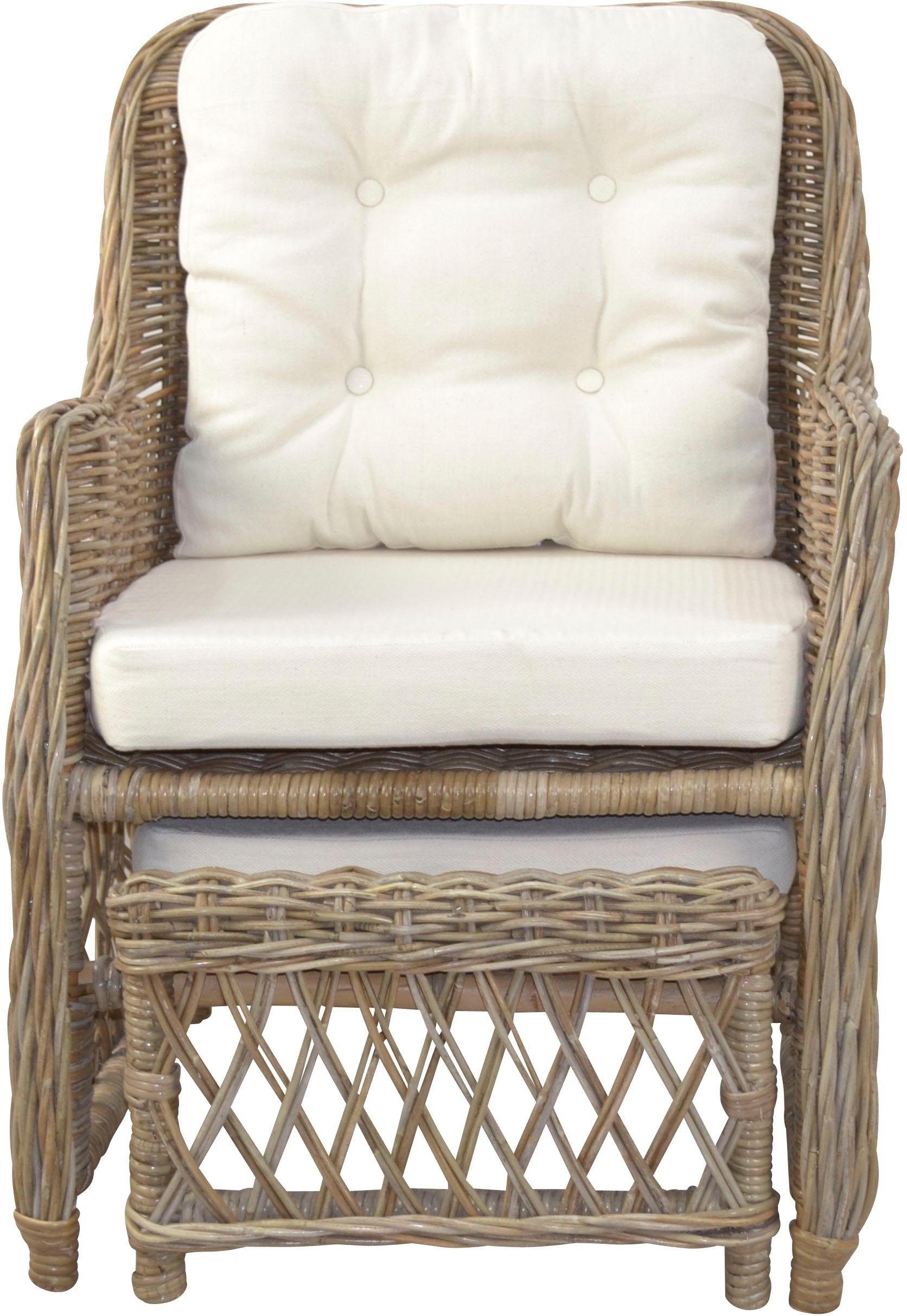 Home affaire Rotanstoel Handwerk, afm. (bxdxh): (67x75x91)