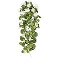 creativ green kunstplant hanggeranium (1 stuk) wit