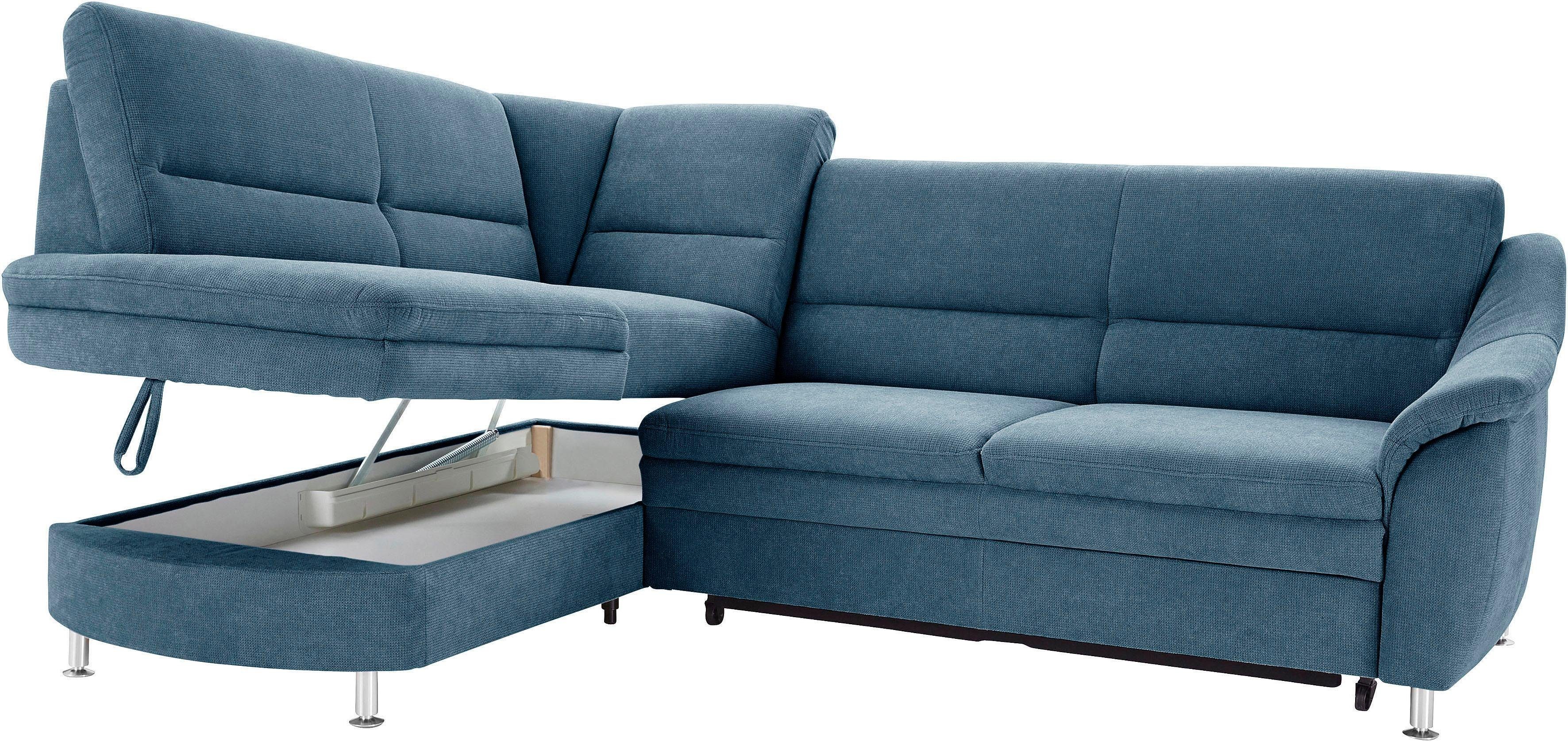 sit&more Hoekbank Cardoso L-vorm met binnenvering, naar keuze met slaapfunctie en lade