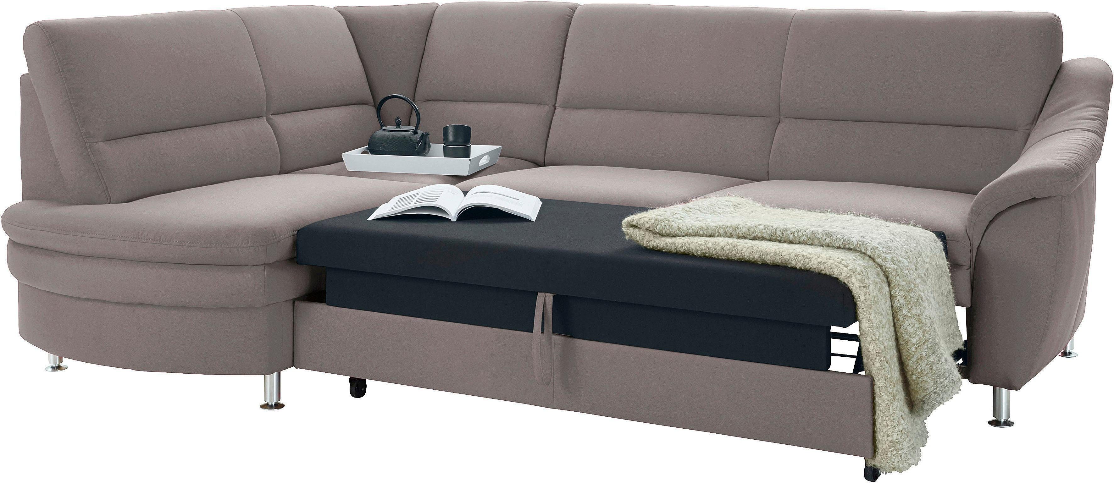 sit&more Hoekbank Cardoso L-vorm met binnenvering, naar keuze met slaapfunctie en lade