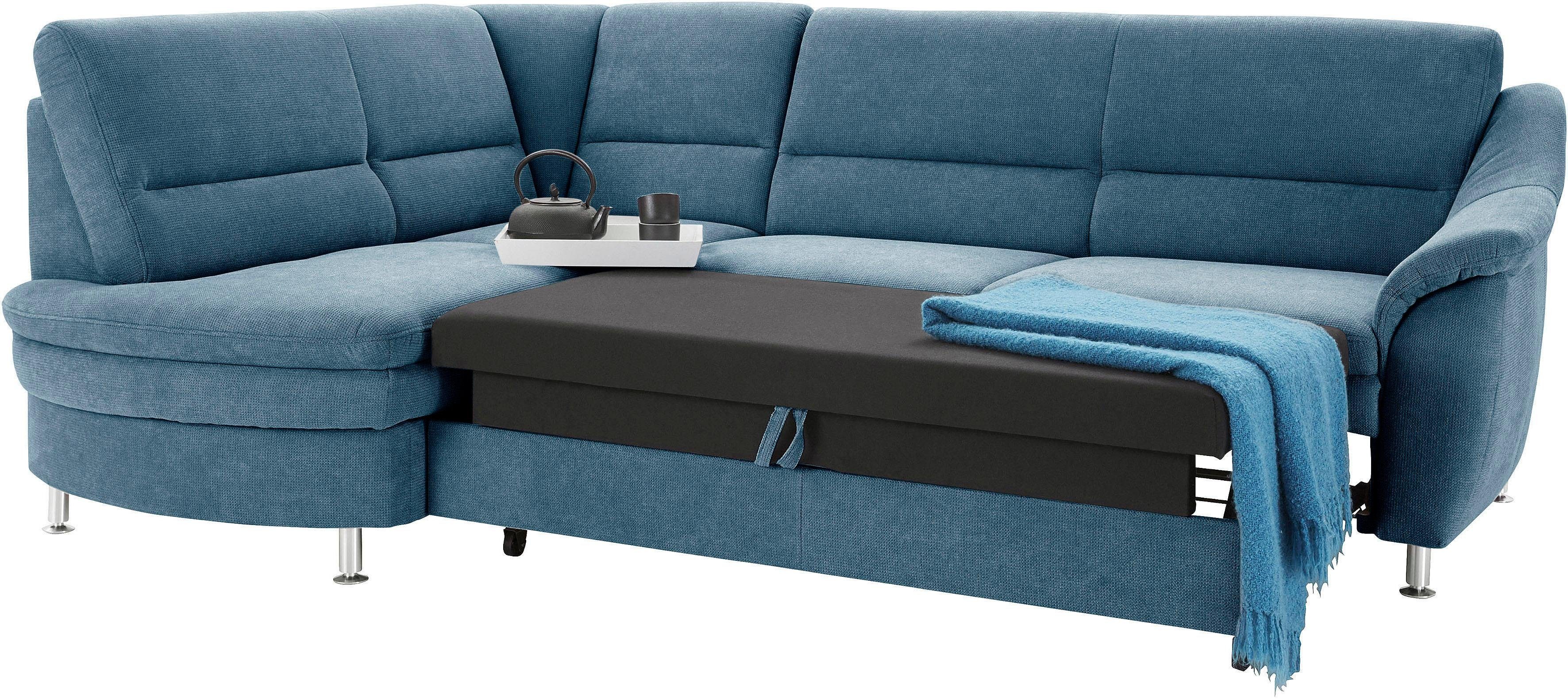 sit&more Hoekbank Cardoso L-vorm met binnenvering, naar keuze met slaapfunctie en lade