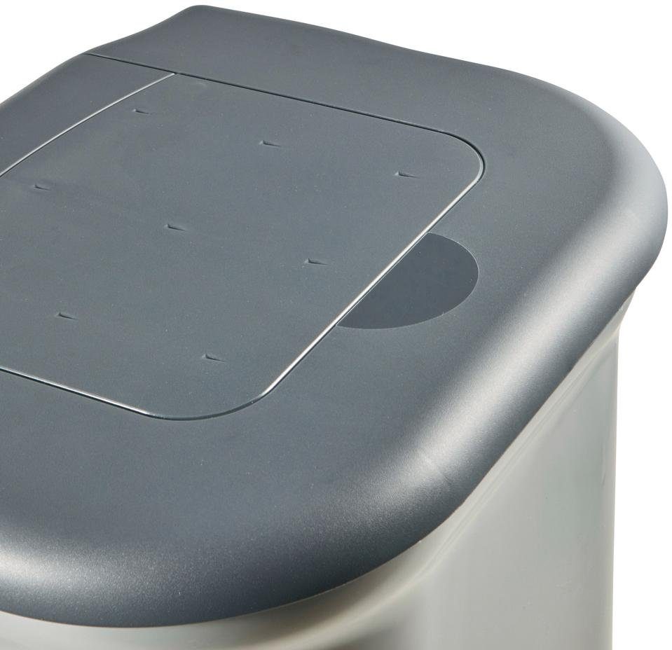 keeeper Vuilnisemmer TORGE Pedaalemmer 2x 11 l, m. 2 afvalbakken, Made in Europe (3-delig)