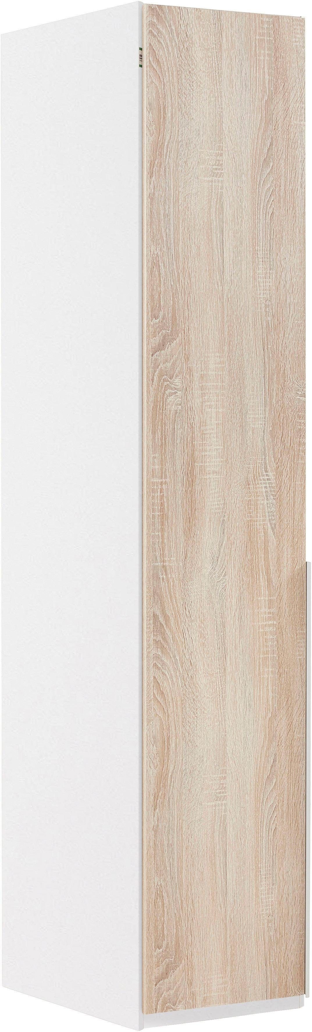 wimex hoekkledingkast new york naar keuze 208 of 236 cm hoog wit