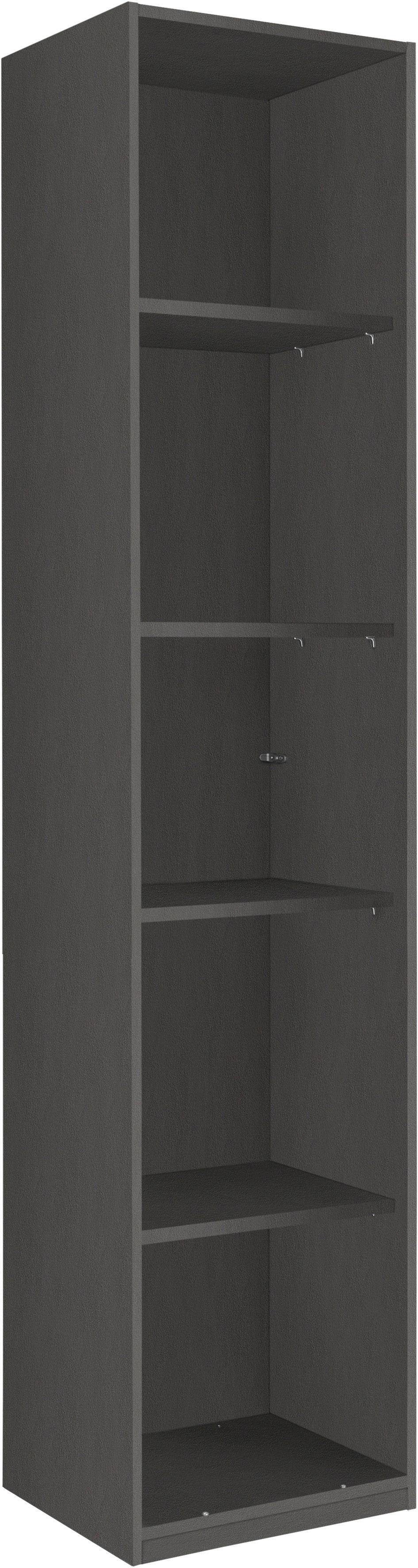 Wimex Staand rek New York 208 of 236 cm hoog rekken maat 46 cm x 208 cm x 38 cm grijs