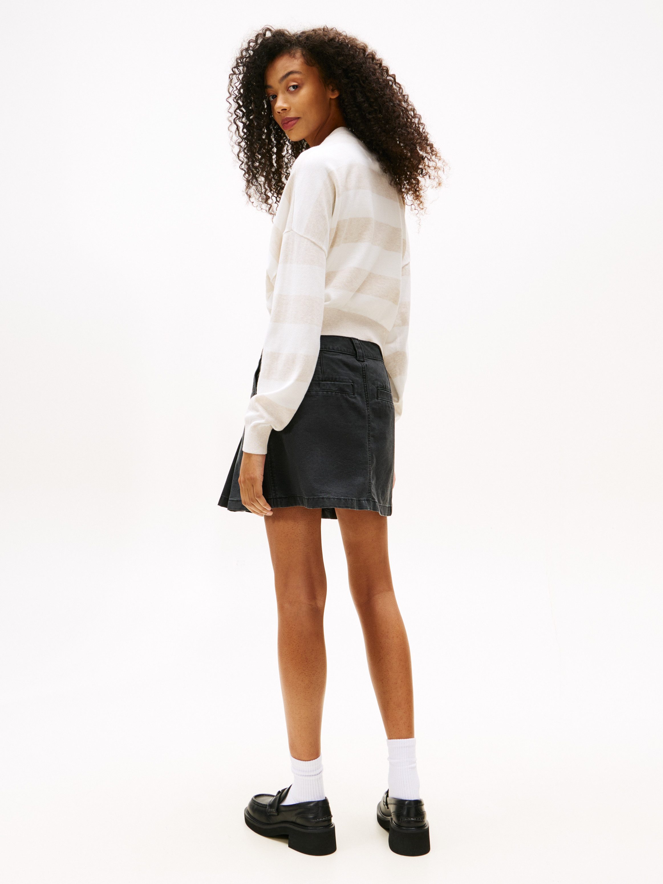TOMMY JEANS Minirok TJW CANVAS MINI PLEATED SKIRT