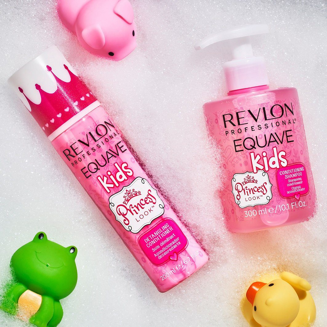 REVLON PROFESSIONAL Haarconditioner Equave Kids Princess Look Detangling Conditioner 200 ml Bloemige geur, vrij van parabenen, kleurstoffen en allergenen.