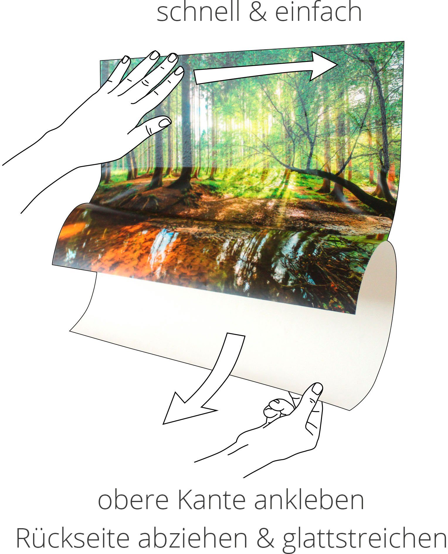 Artland Artprint Japans scherm 18e eeuw als artprint op linnen, poster, muursticker in verschillende maten