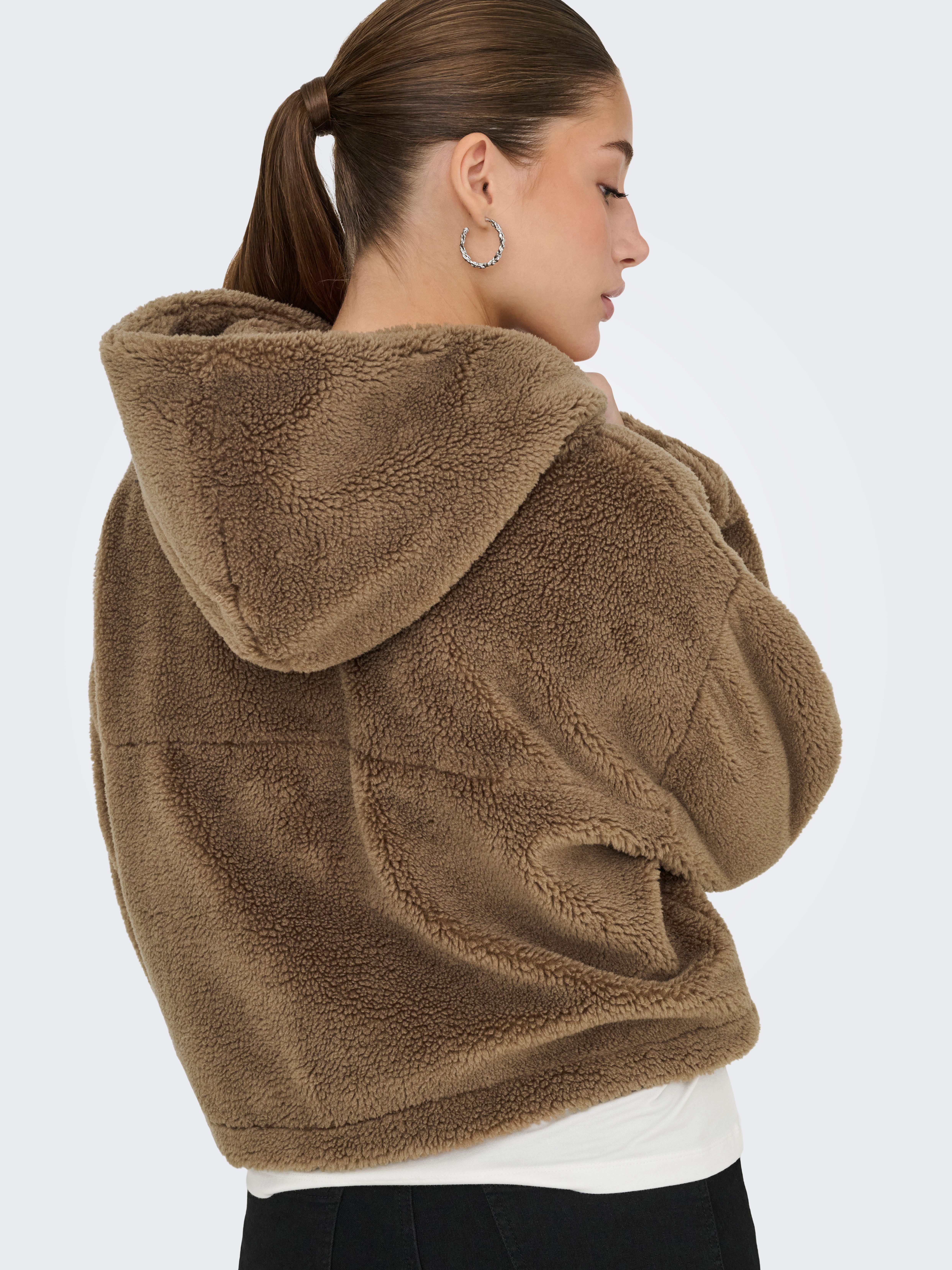 Only Fleecejack ONLSIENA TEDDY ANORAK LIFE CC OTW
