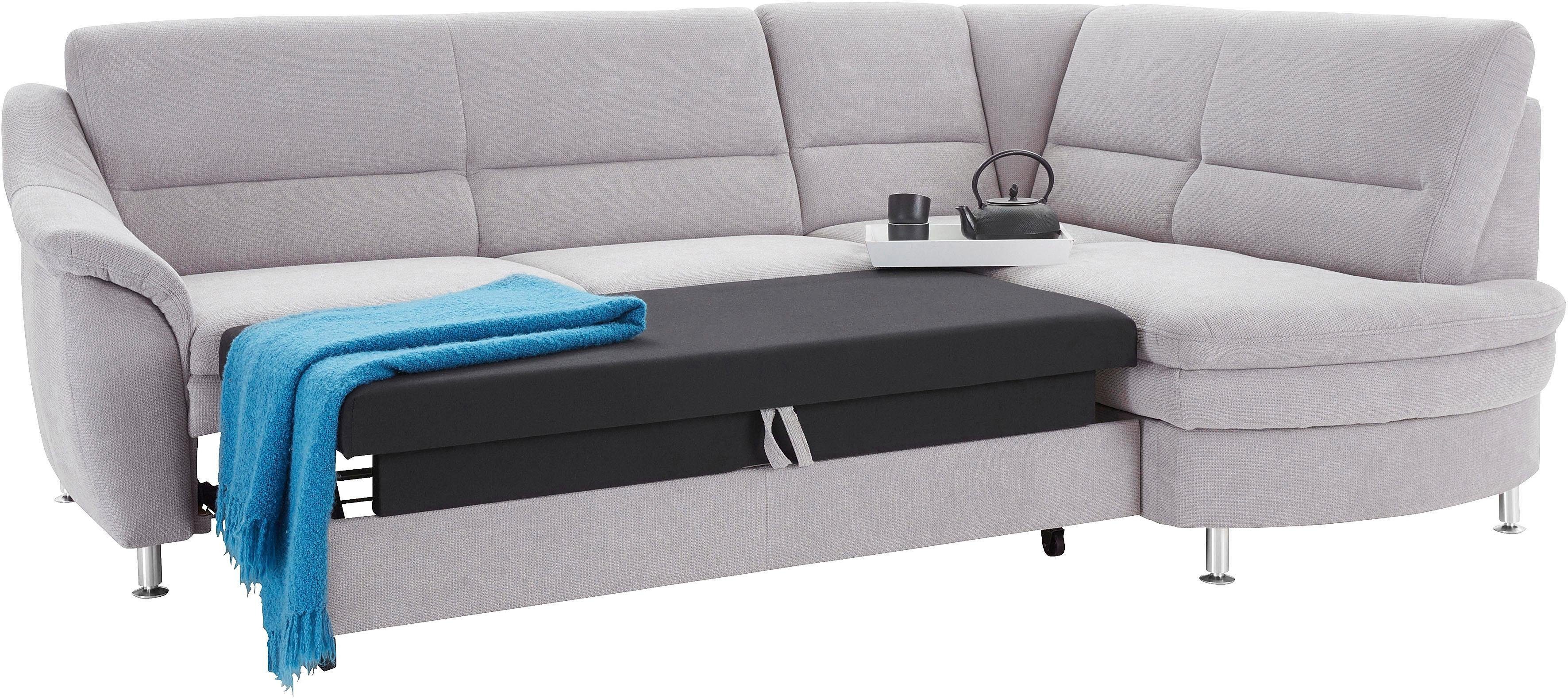 sit&more Hoekbank Cardoso L-vorm met binnenvering, naar keuze met slaapfunctie en lade