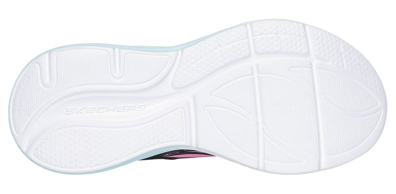 Skechers Sneakers COSMIC GLOW LIGHTS Klittenbandschoen met glitter, maat sjabloon te downloaden