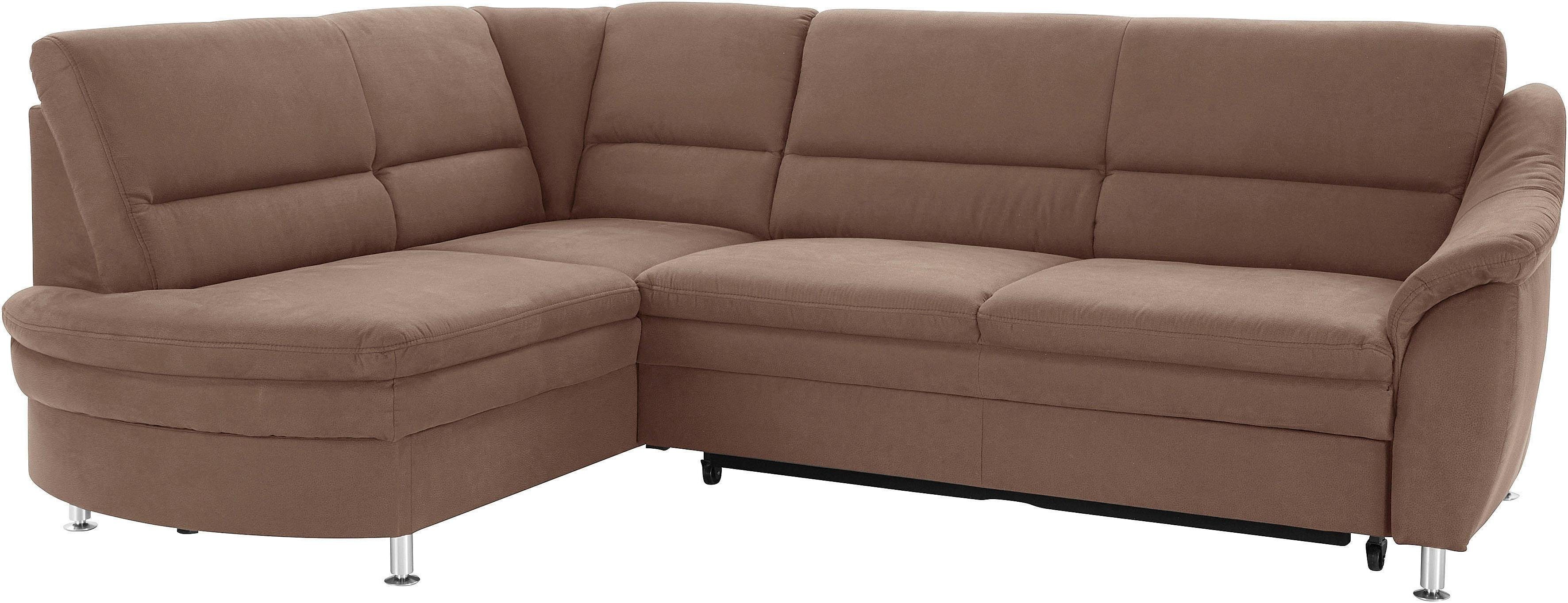 sit&more Hoekbank Cardoso L-vorm met binnenvering, naar keuze met slaapfunctie en lade