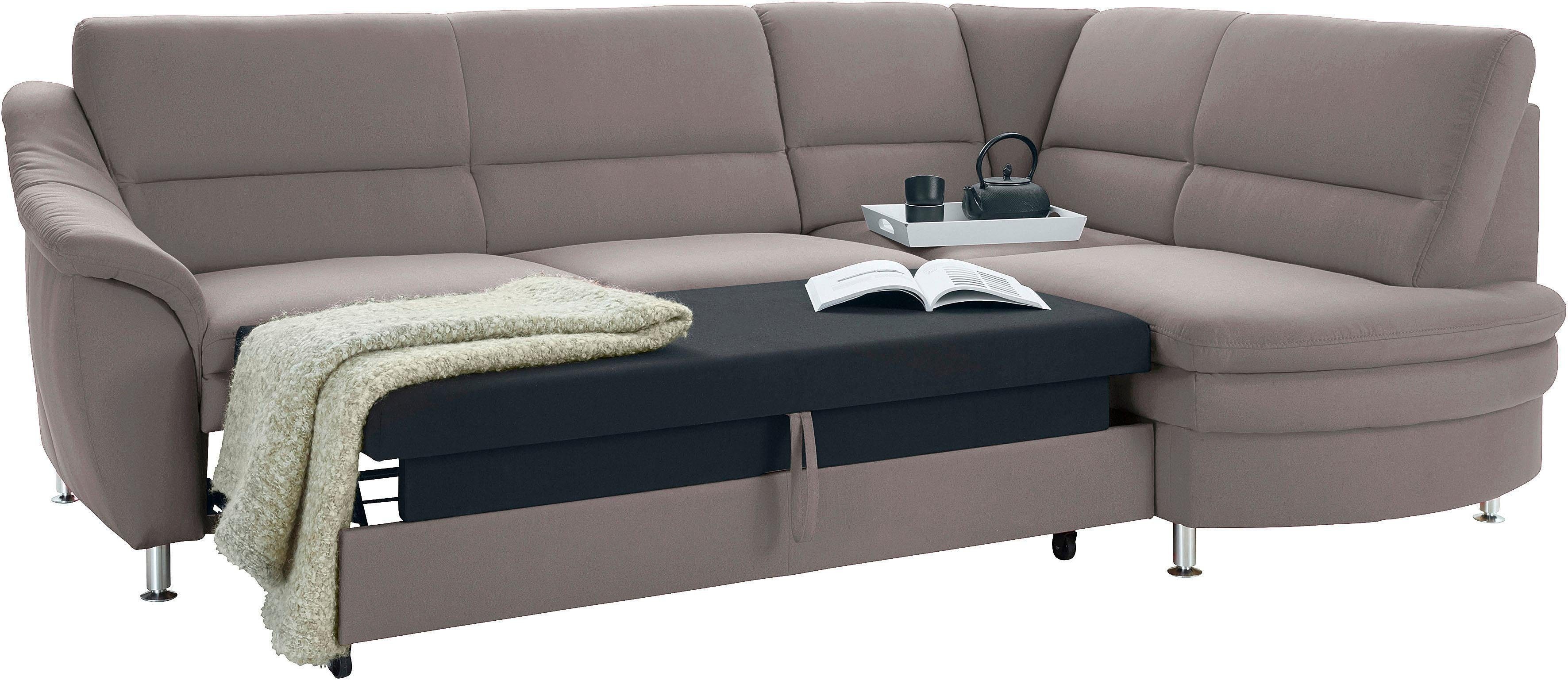 sit&more Hoekbank Cardoso L-vorm met binnenvering, naar keuze met slaapfunctie en lade