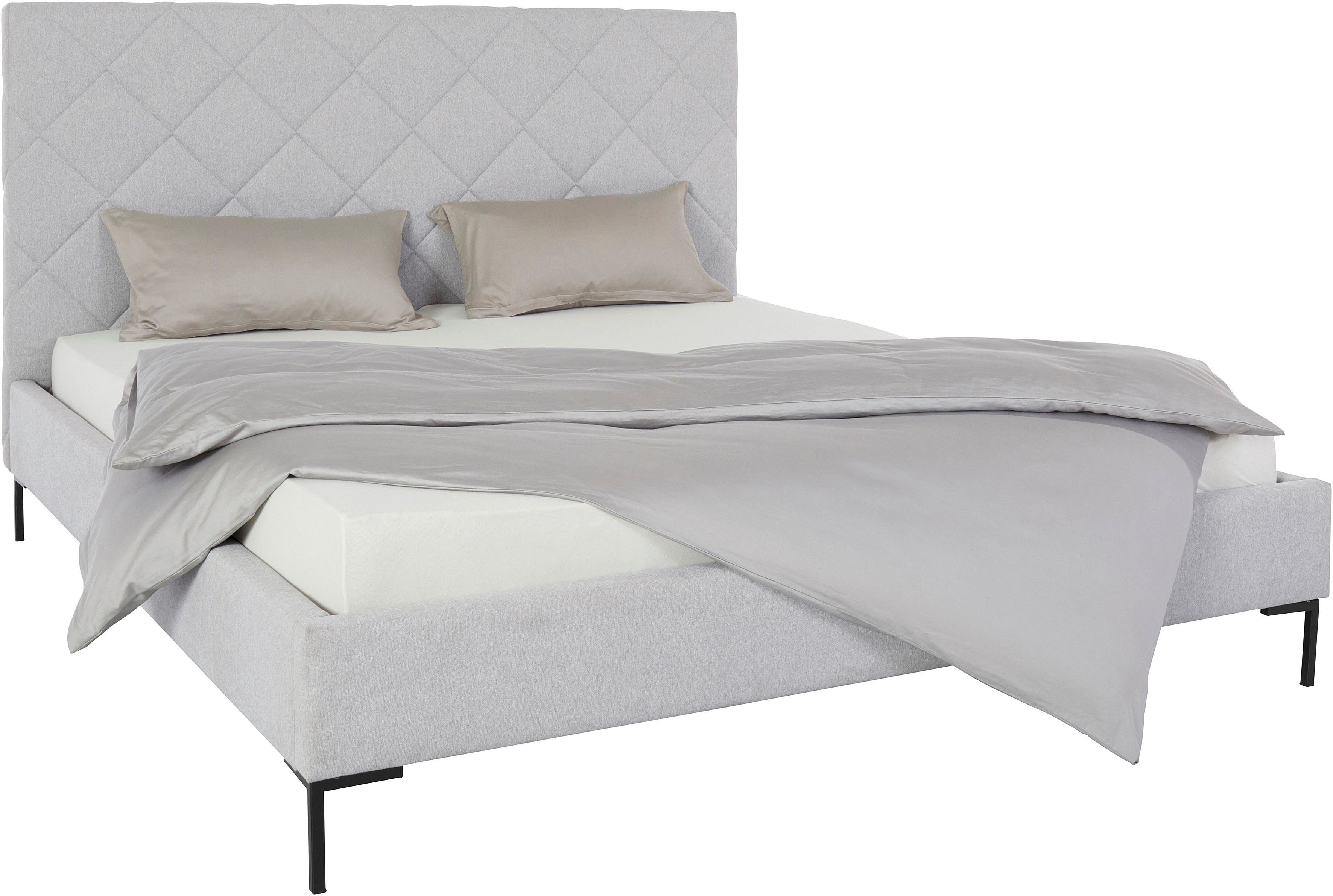 Guido Maria Kretschmer Home&Living Gestoffeerd bed CHARLOTT Modern bekleed bed met of zonder lattenbodem