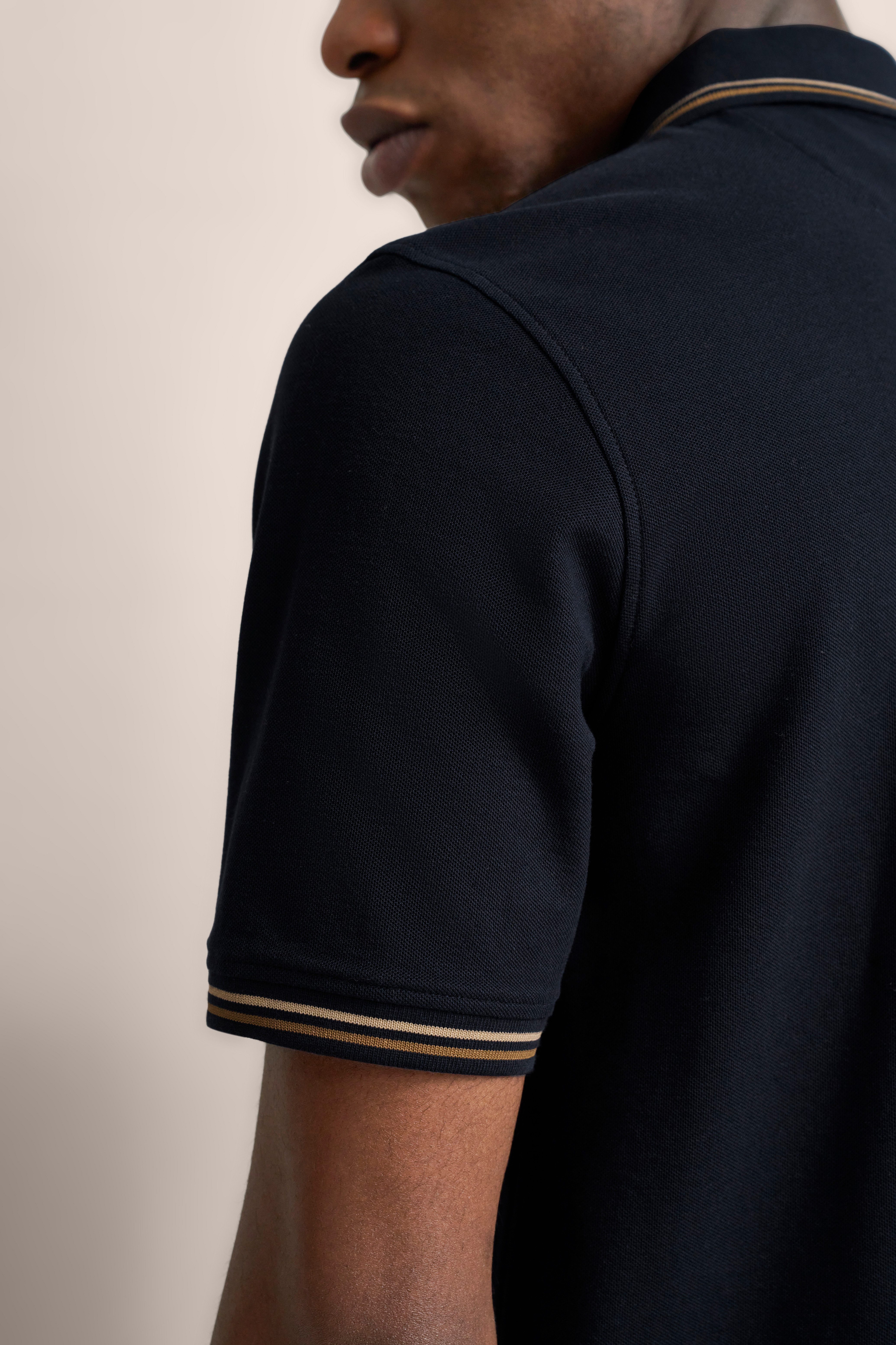 Bugatti Poloshirt met geborduurd logo