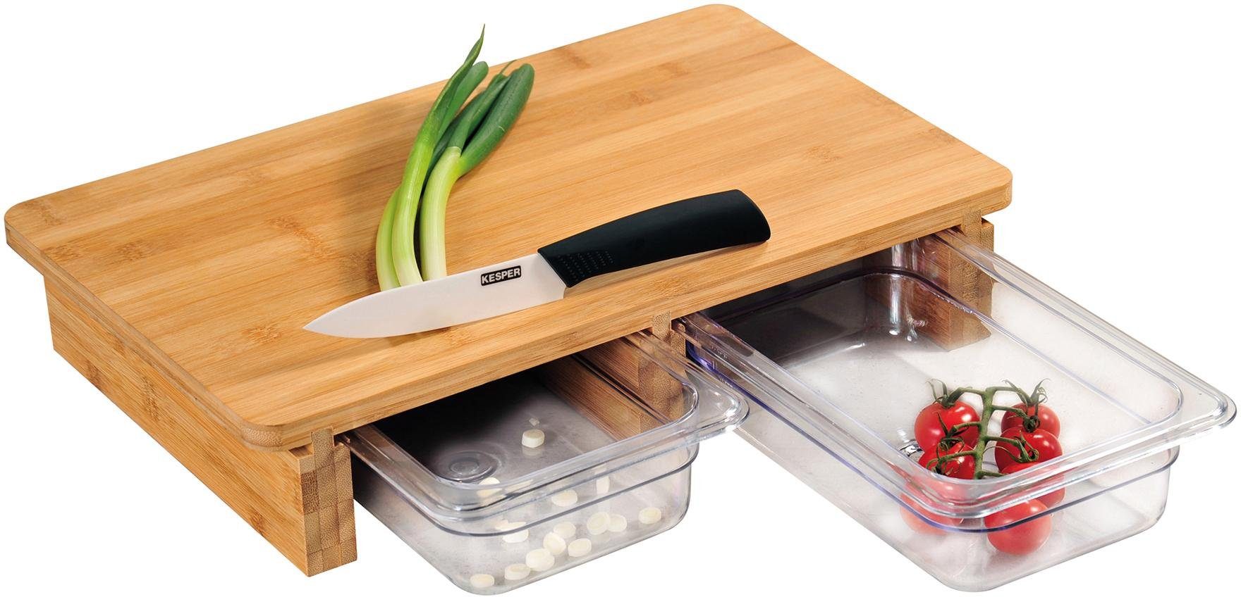 KESPER for kitchen & home Snijplank Opvangschaal