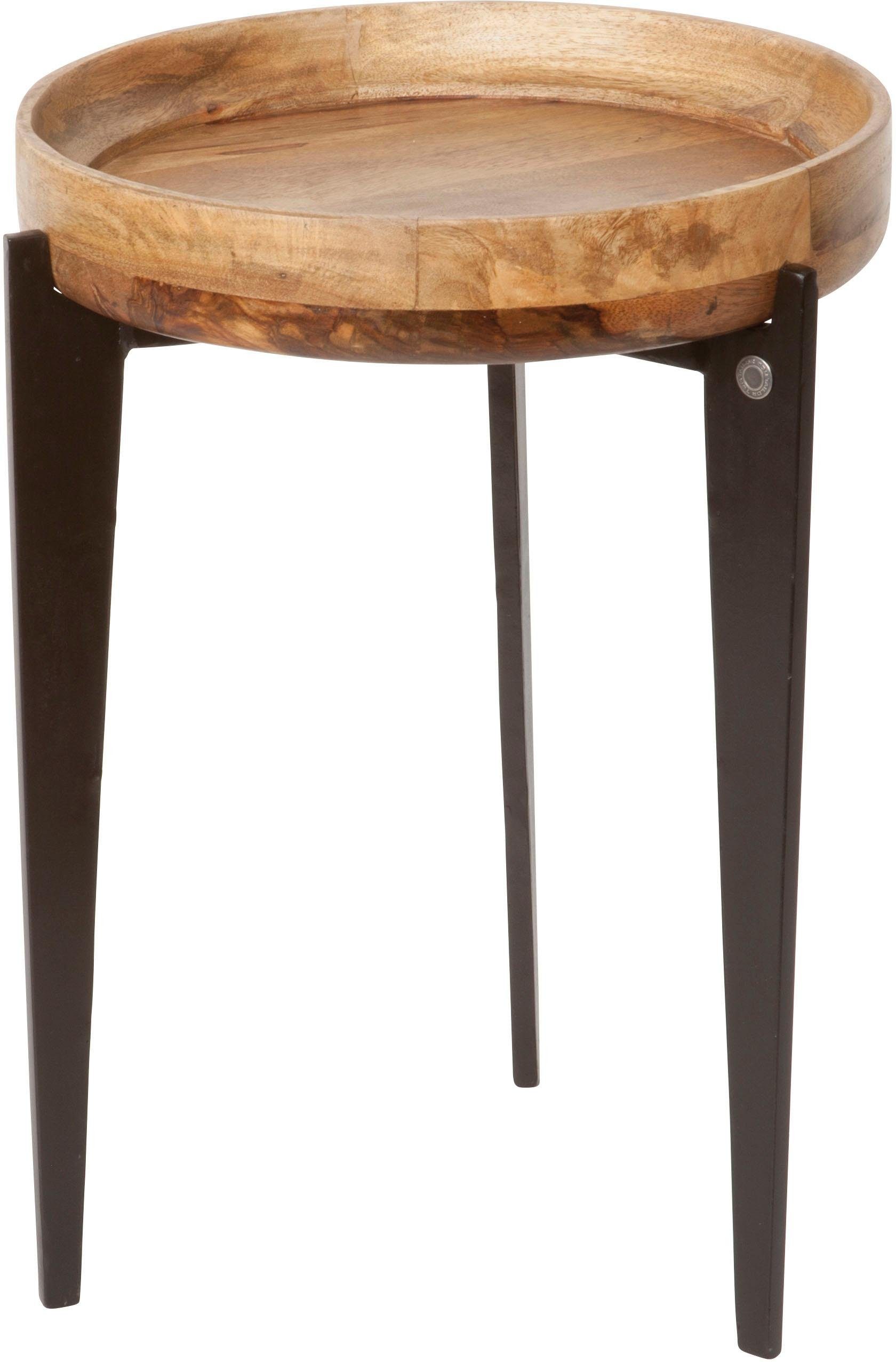 TOM TAILOR HOME Bijzettafel T-TRAY TABLE HIGH met blad, rond, ø 40 cm