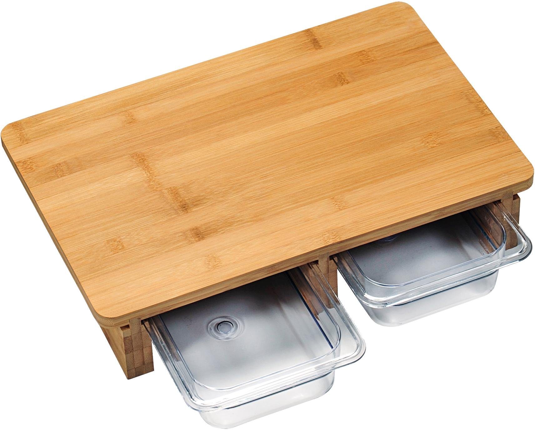 KESPER for kitchen & home Snijplank Opvangschaal snijplanken beige