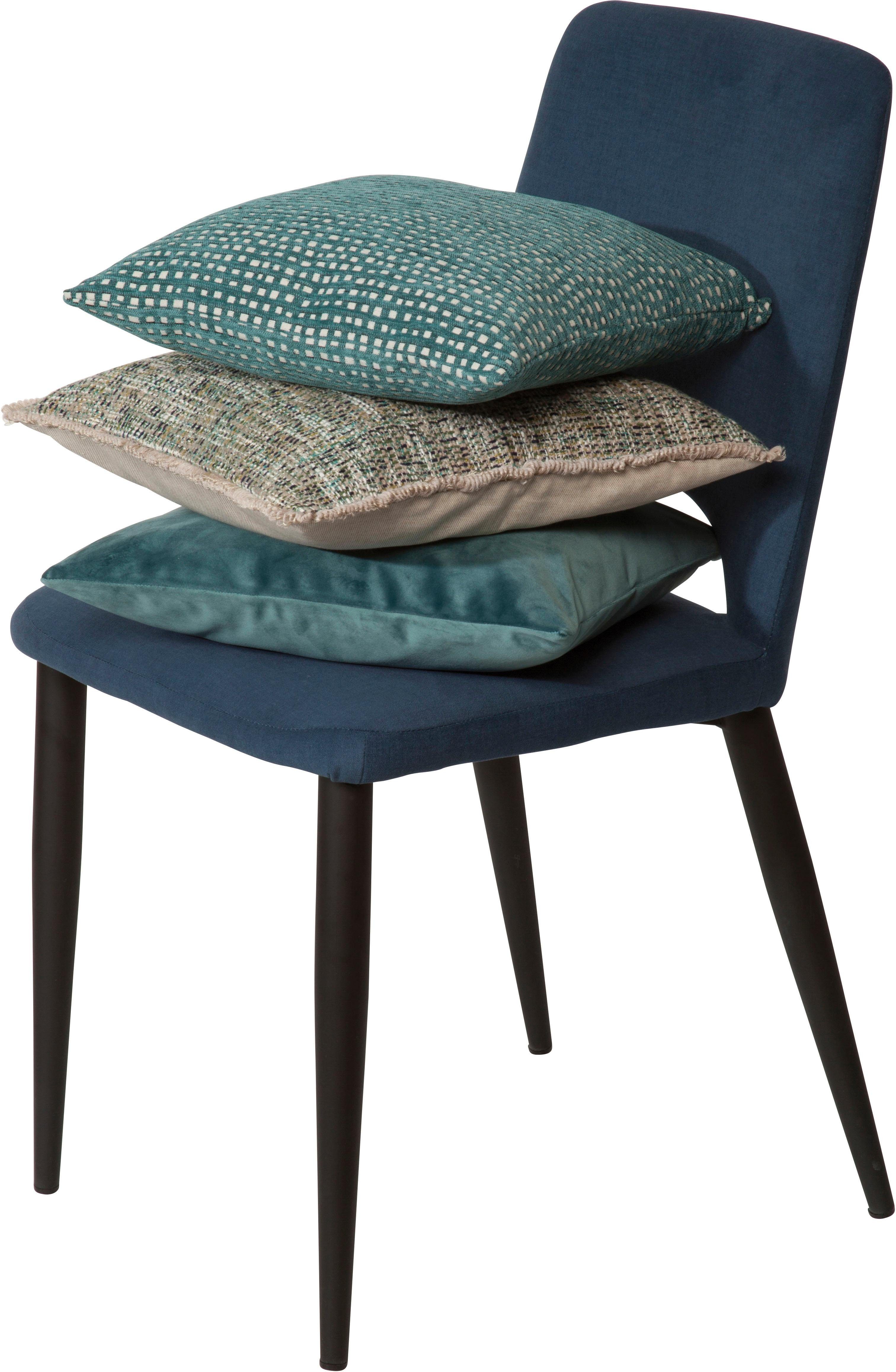 TOM TAILOR HOME Stoel T-VELVET CHAIR (set, 2 stuks)